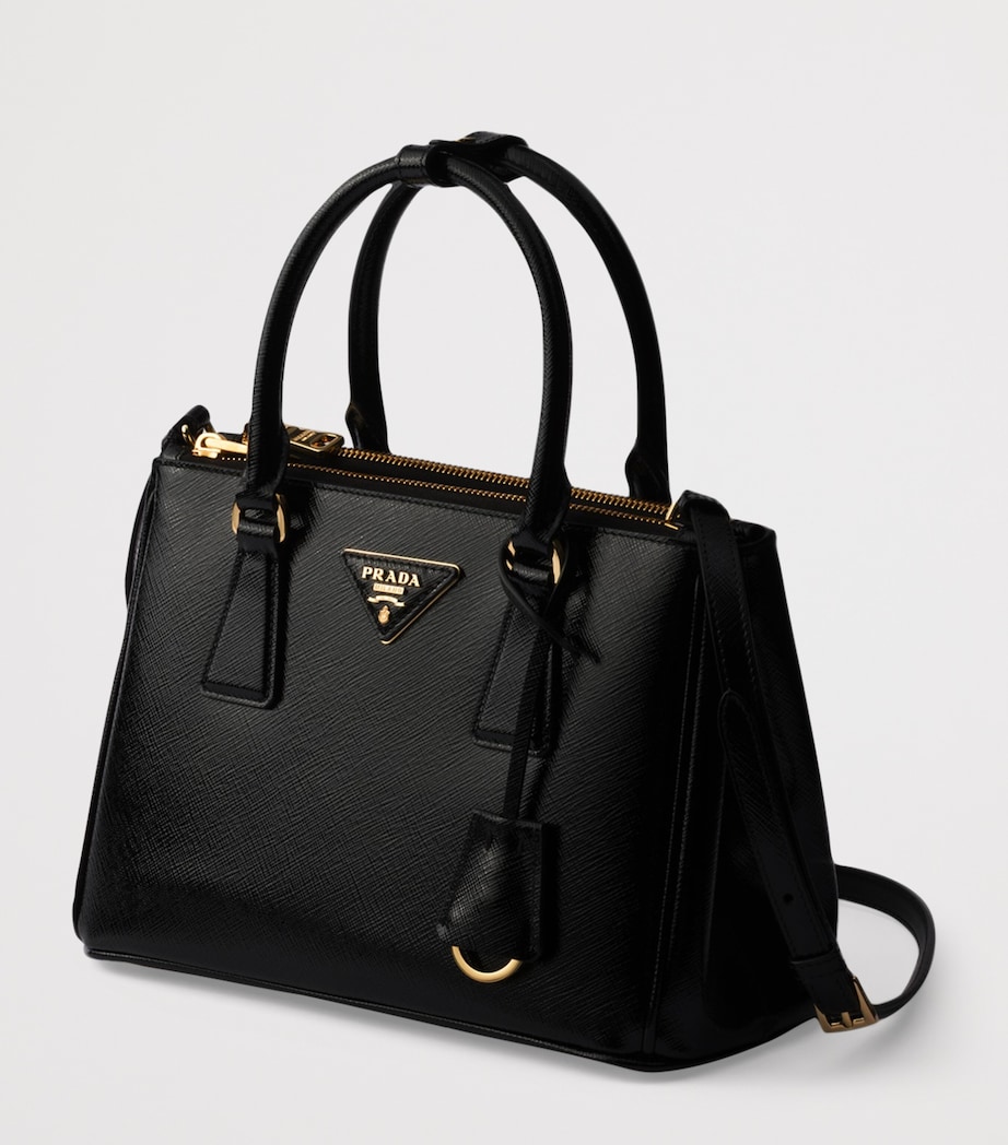 Small Saffiano Leather Galleria Top-Handle Bag F0002 Image 2