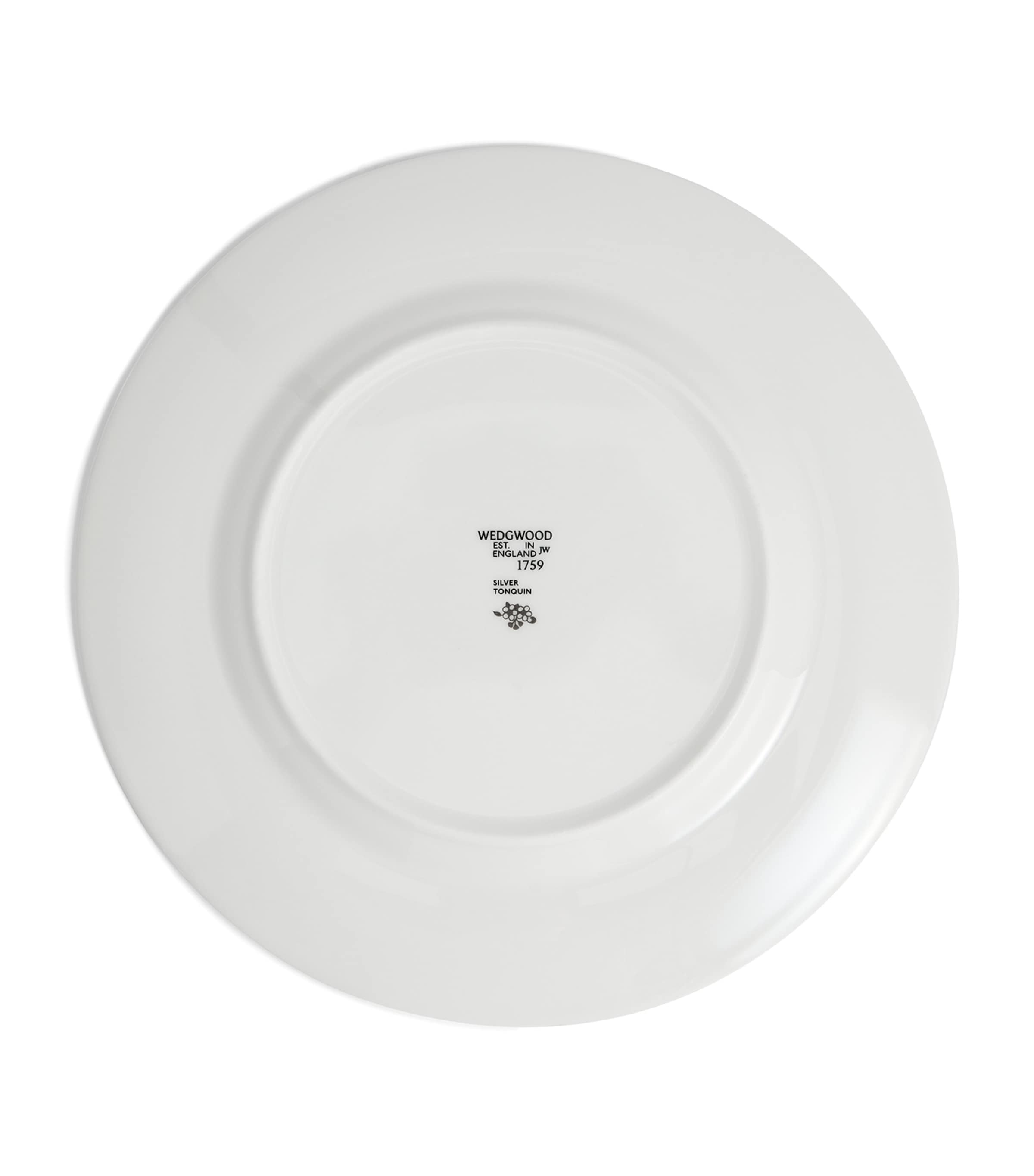 Bone China Silver Tonquin Plate (27cm) SILVER Image 6