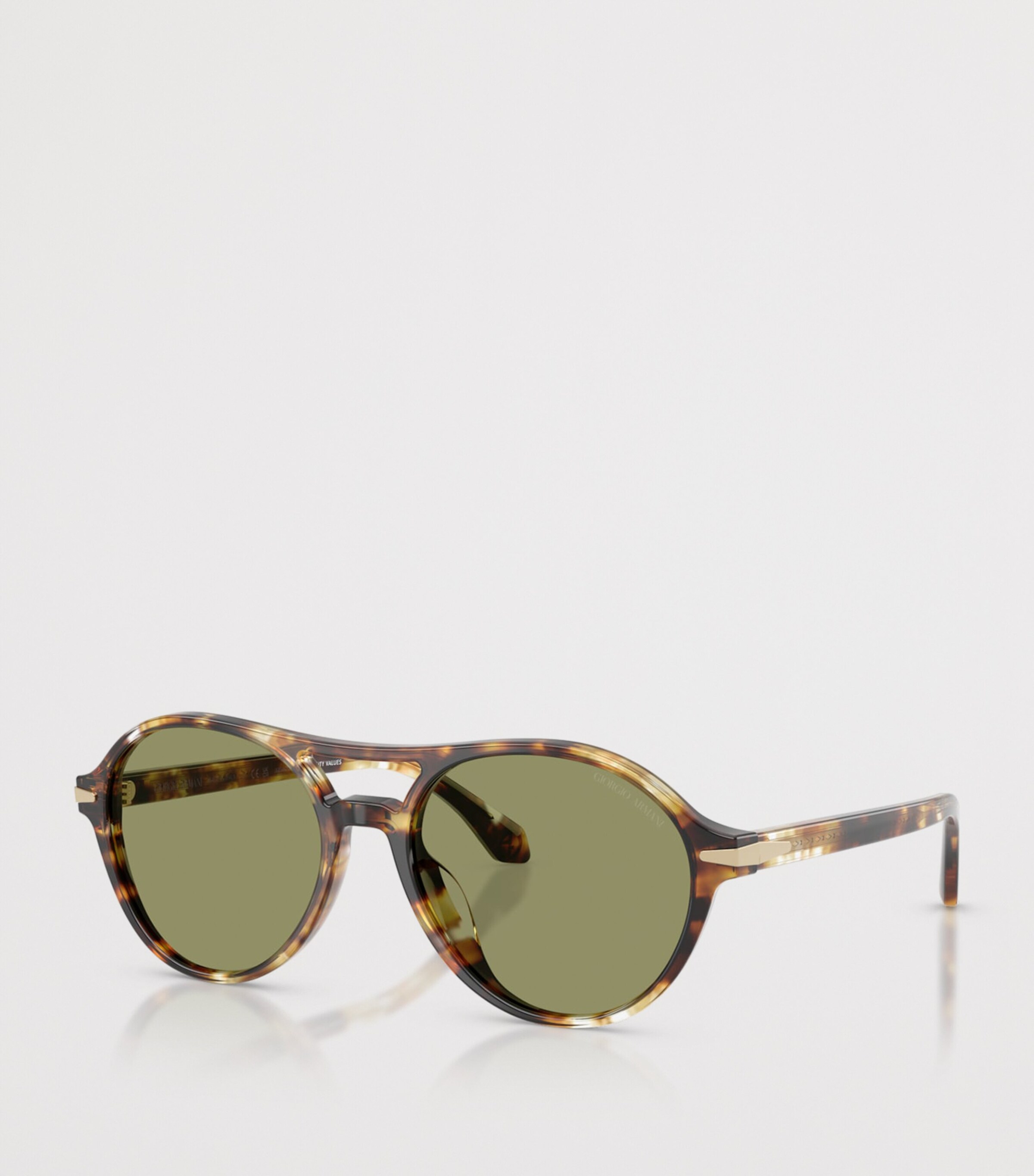 Giorgio Armani Tortoiseshell Round Sunglasses Image 2
