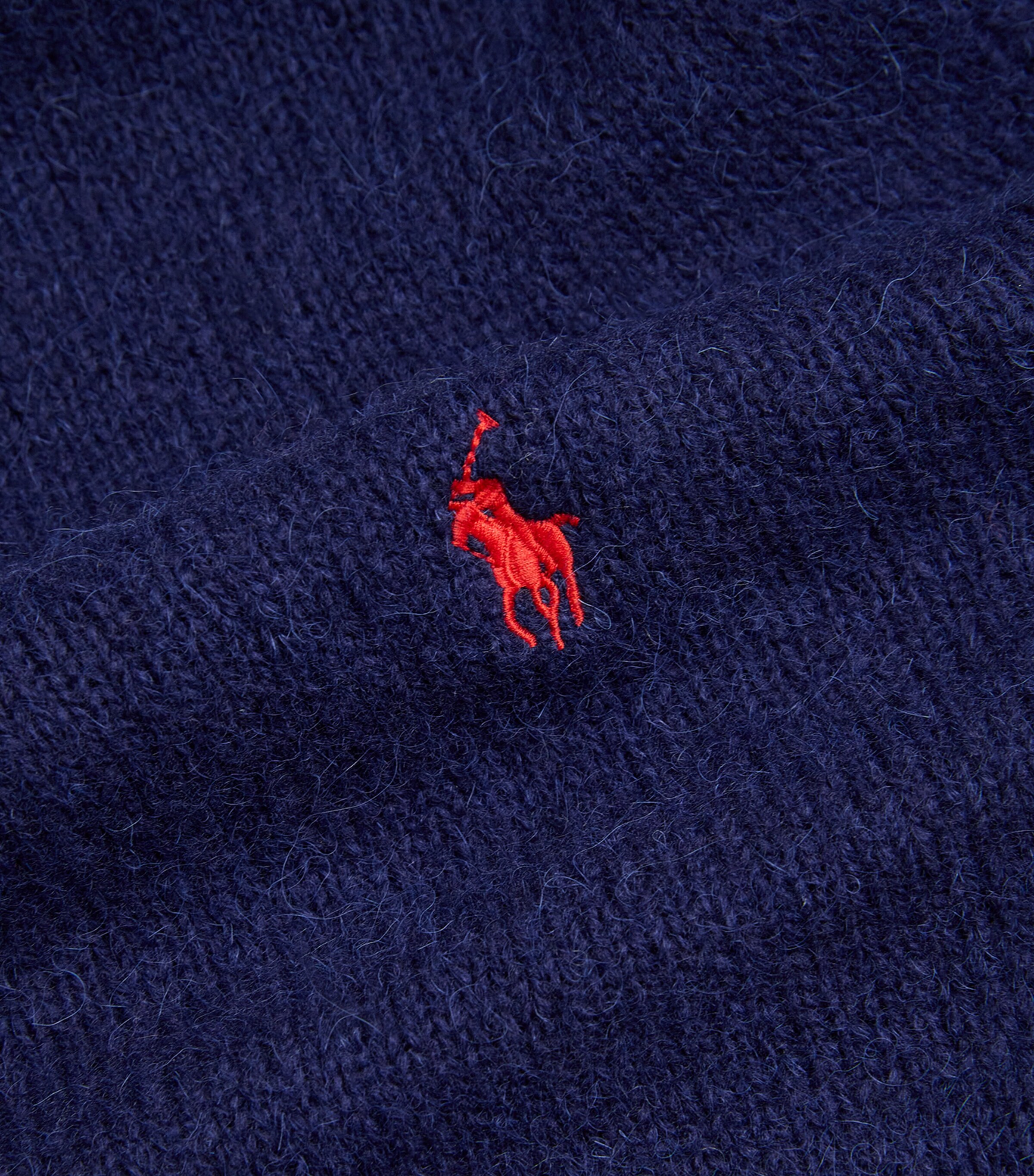 Wool-Alpaca Logo Sweater BLUE Image 5