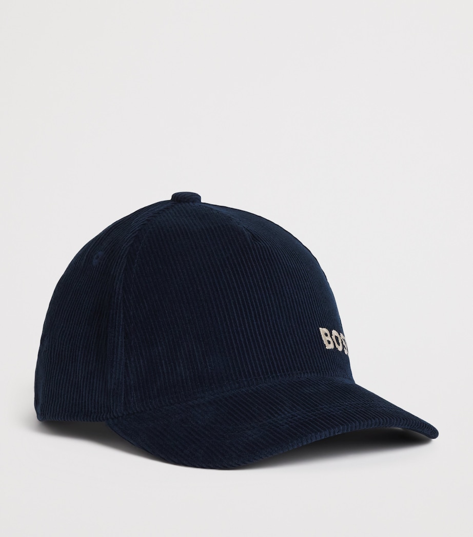 Corduroy Baseball Cap NAVY Image 2