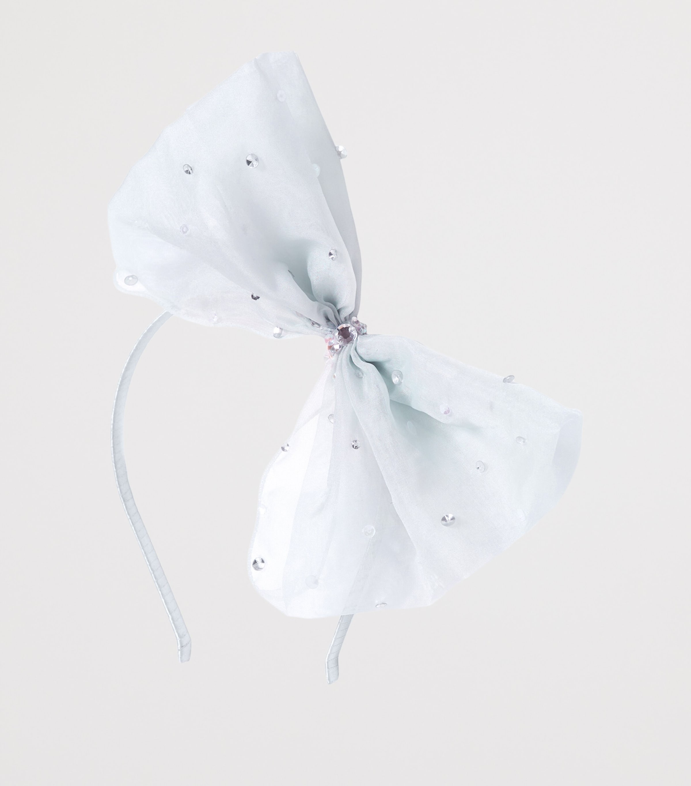 Tutu Du Monde Crystal Bow Headband Illusion Blue Image 3