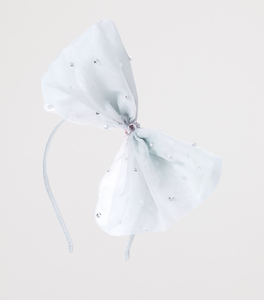 Tutu Du Monde Crystal Bow Headband Illusion Blue Image 3