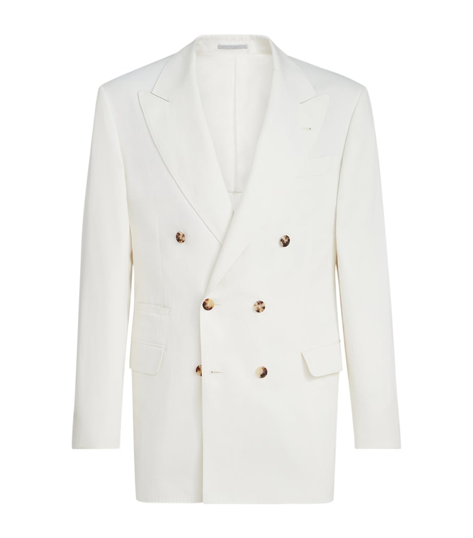 Délavé Silk and Linen Twill Blazer C1010 Image 1