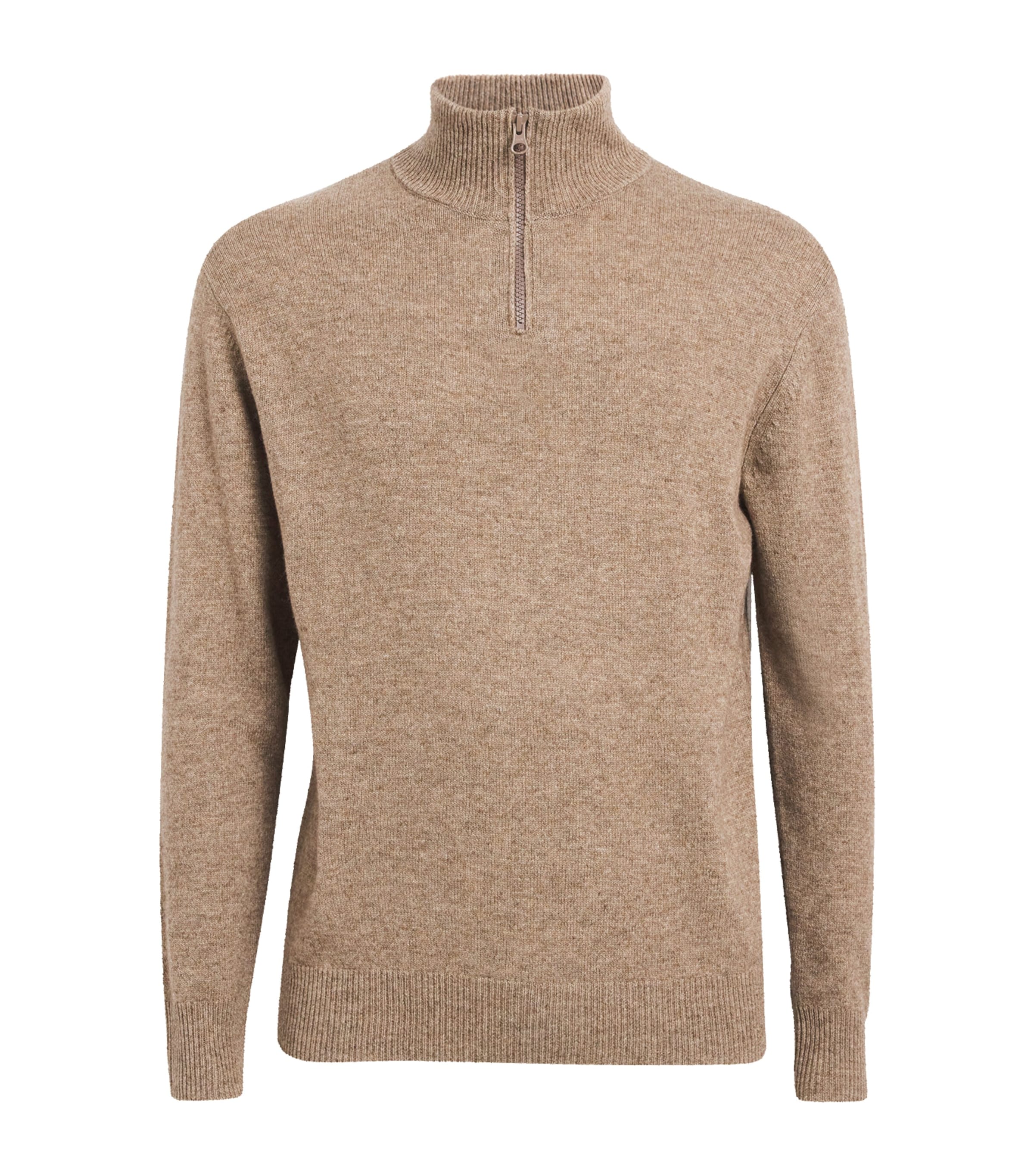 Aspesi Wool-yak-cashmere Sweater In Brown