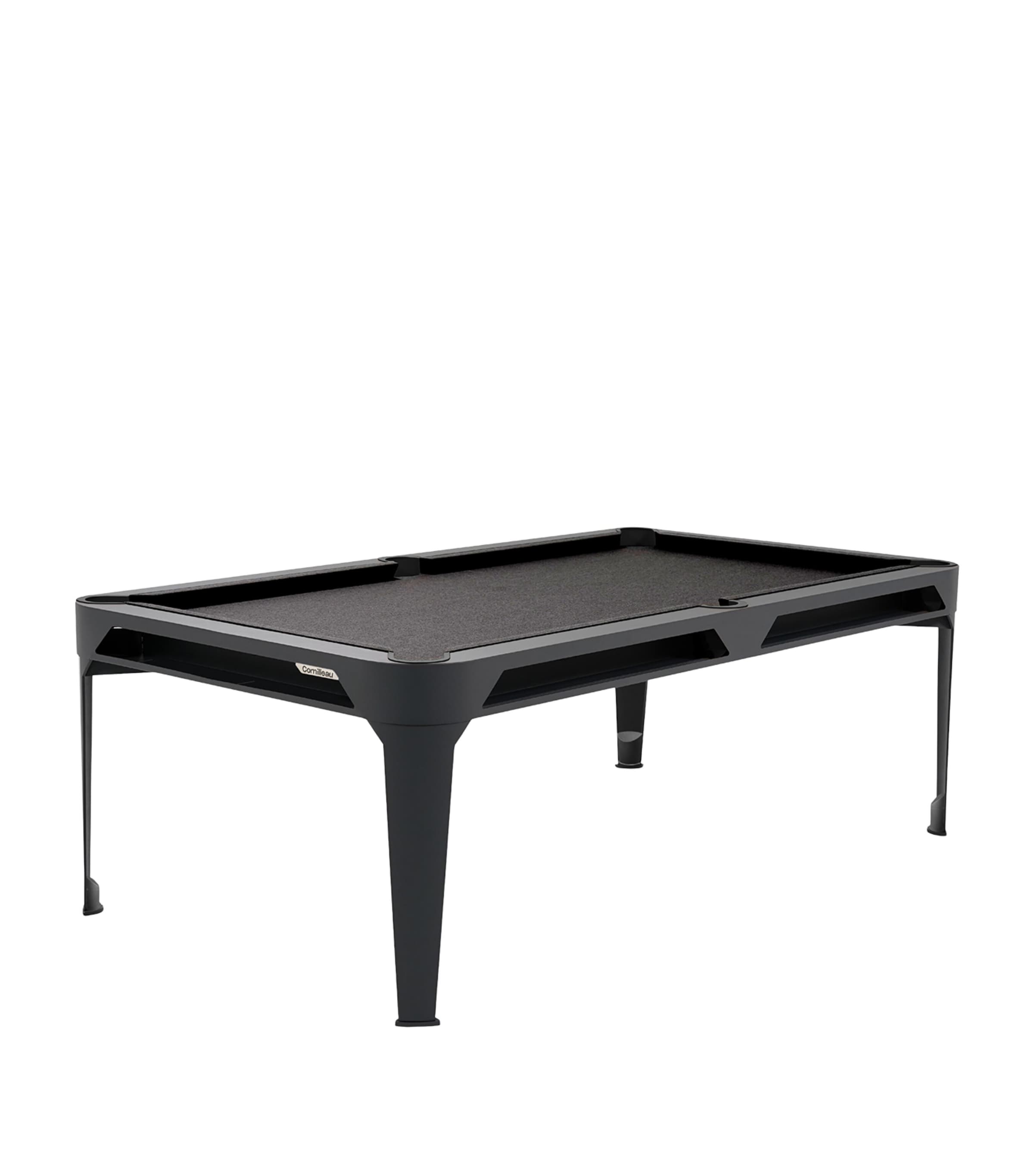 Cornilleau Hyphen Outdoor Pool Table Blck Gry Mot Drk Gry Image 1