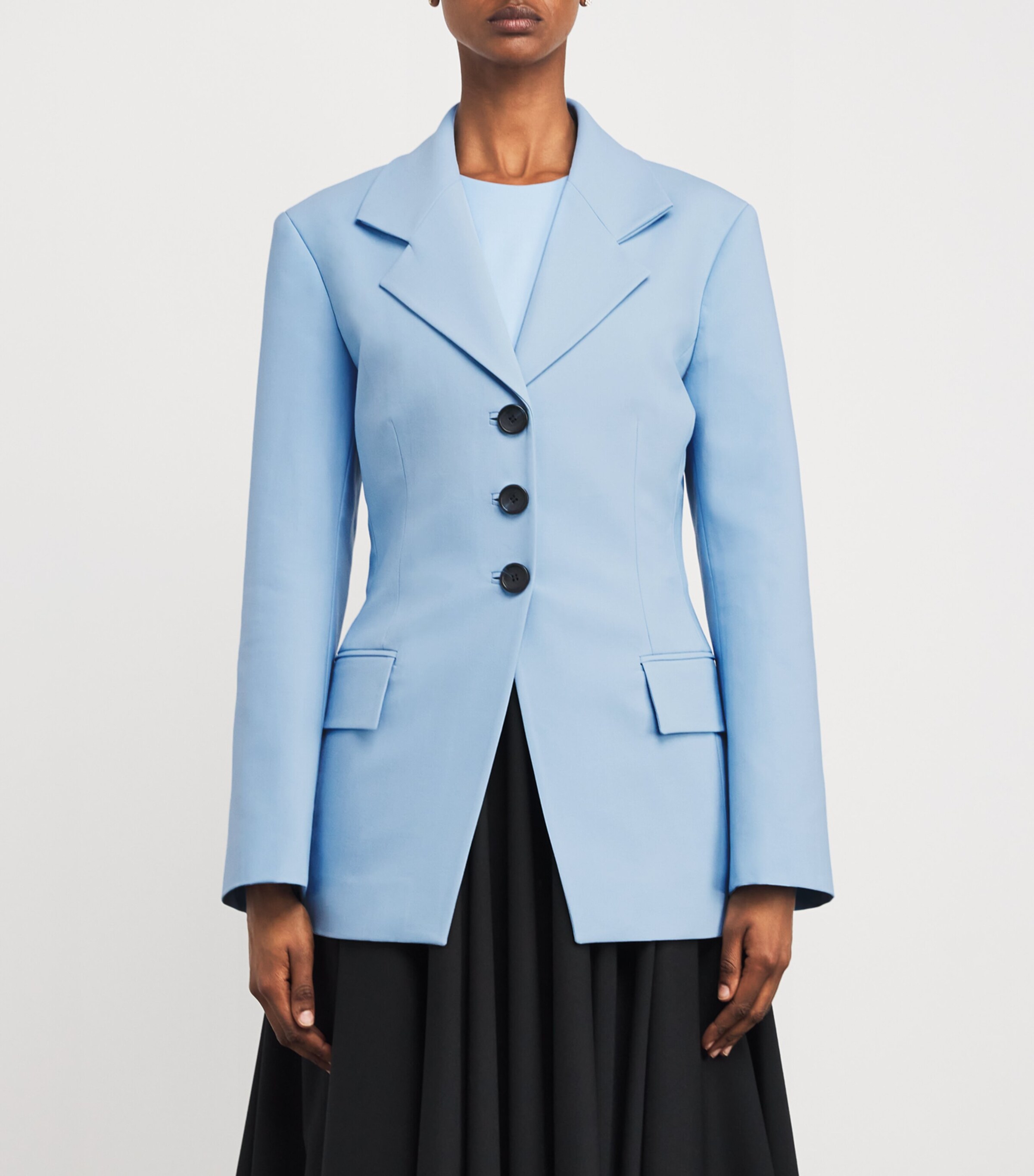 Single-Breasted Blazer DUCK EGG Image 3