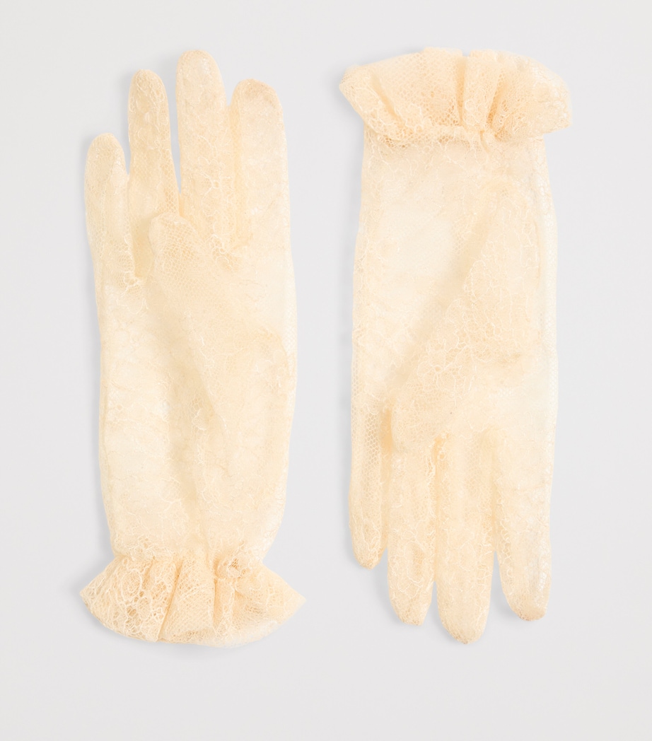 Lace VLogo Signature Gloves YBA Image 3
