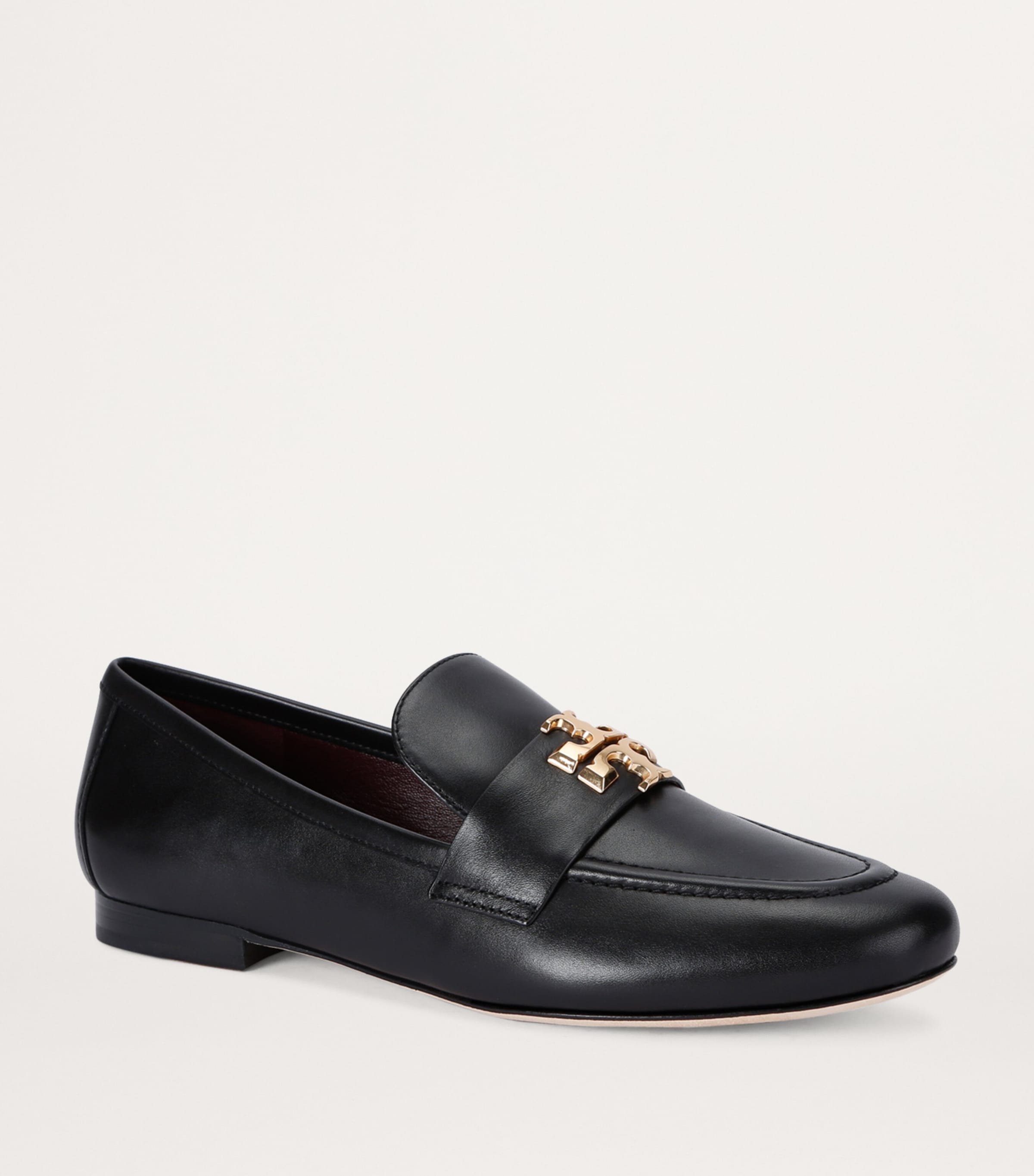 Leather Eleanor Loafers BLACK Image 3