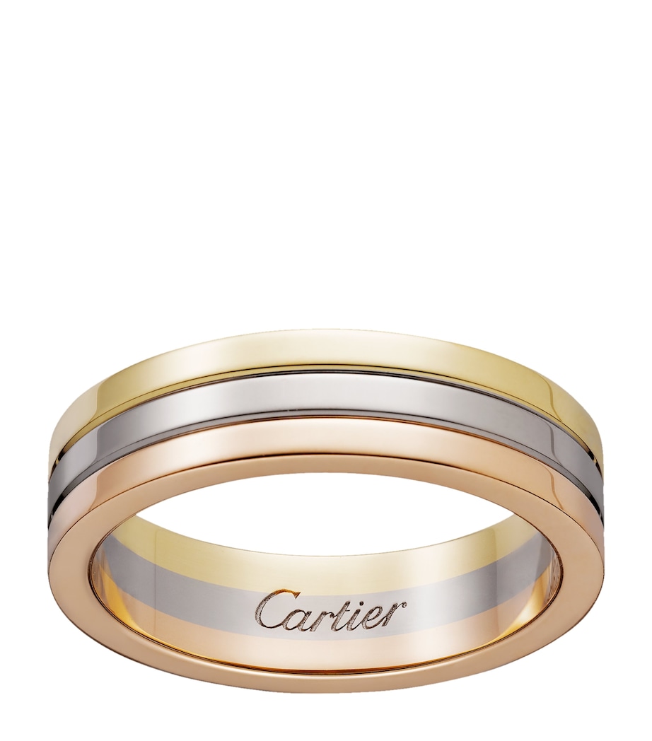 Mixed Gold Vendôme Louis Cartier Wedding Band MULTI Image 1