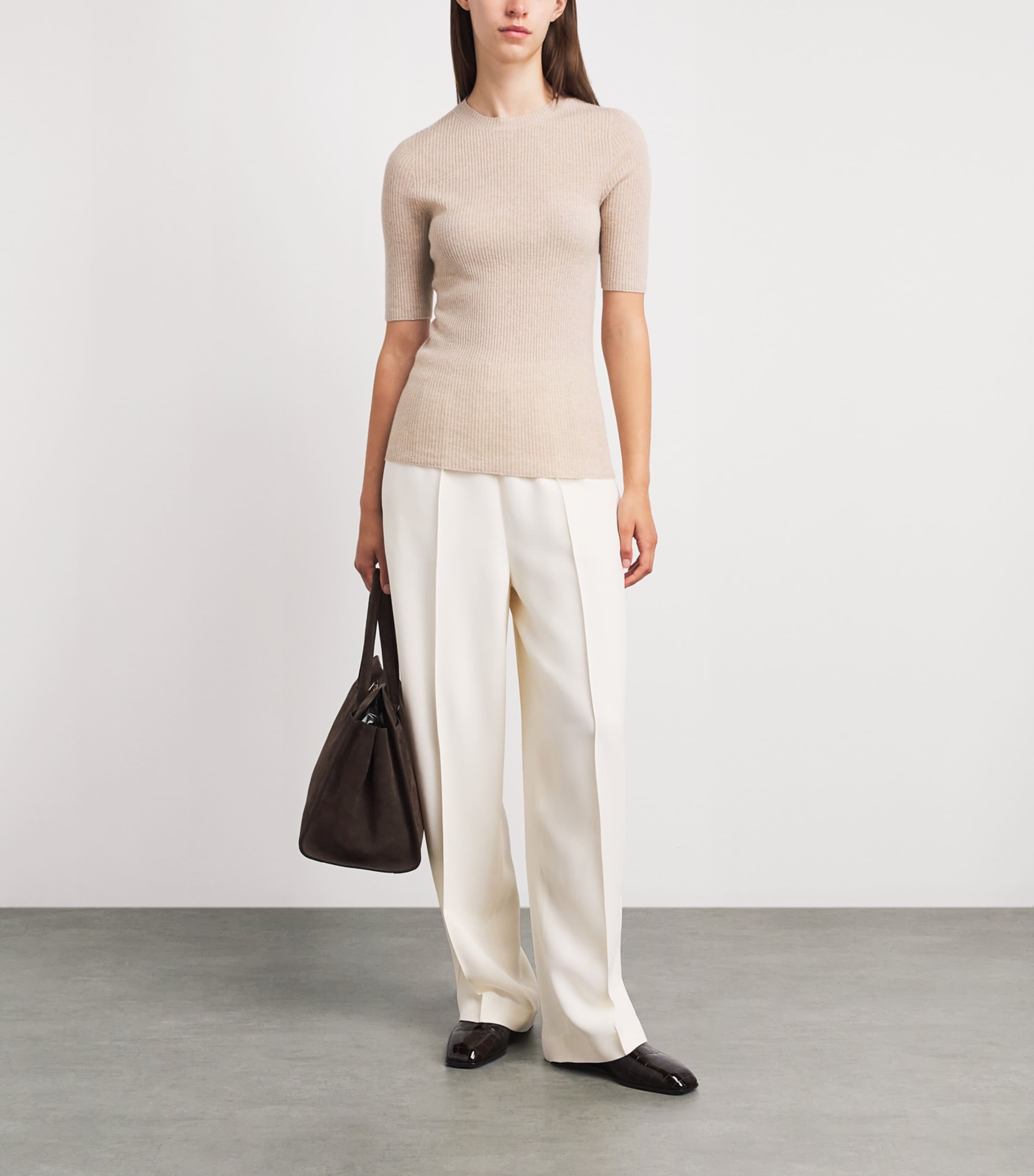 Fabiana Filippi Womens Wool-Silk-Cashmere Sweater Casha Image 2