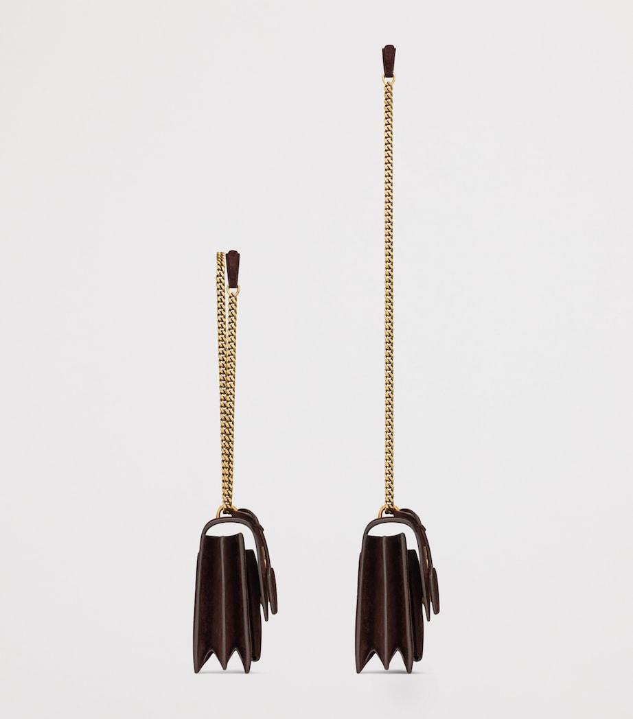 Saint Laurent Medium Suede Sunset Shoulder Bag Image 7