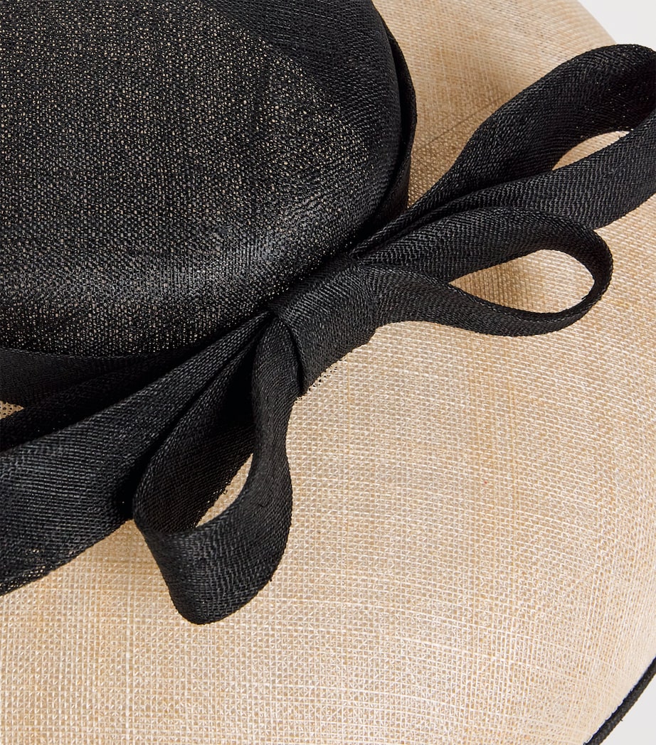 Bow-Detail Hat NATURAL/BLACK Image 5