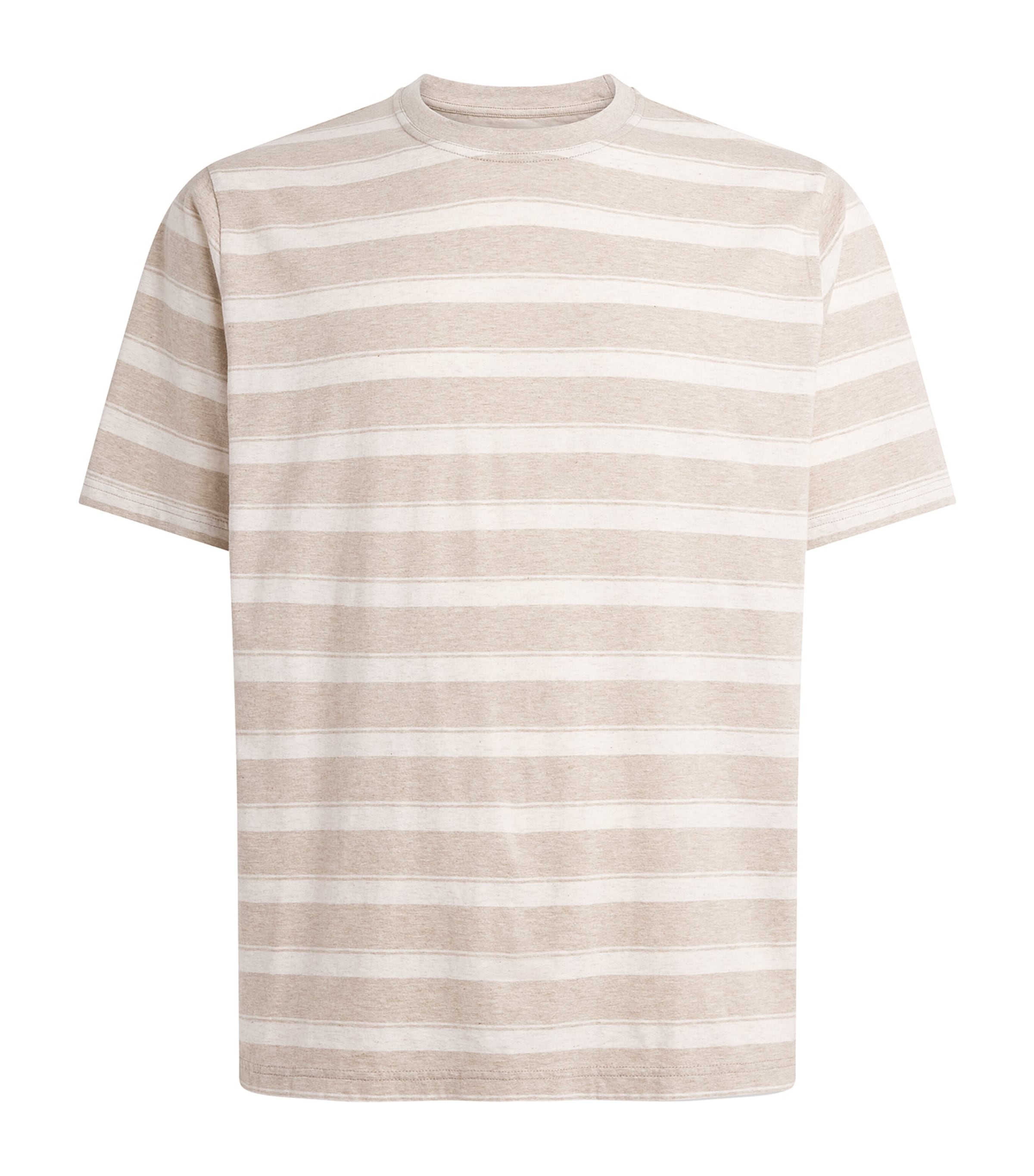 Oliver Spencer Mens Cotton Box T-Shirt Sand Image 1