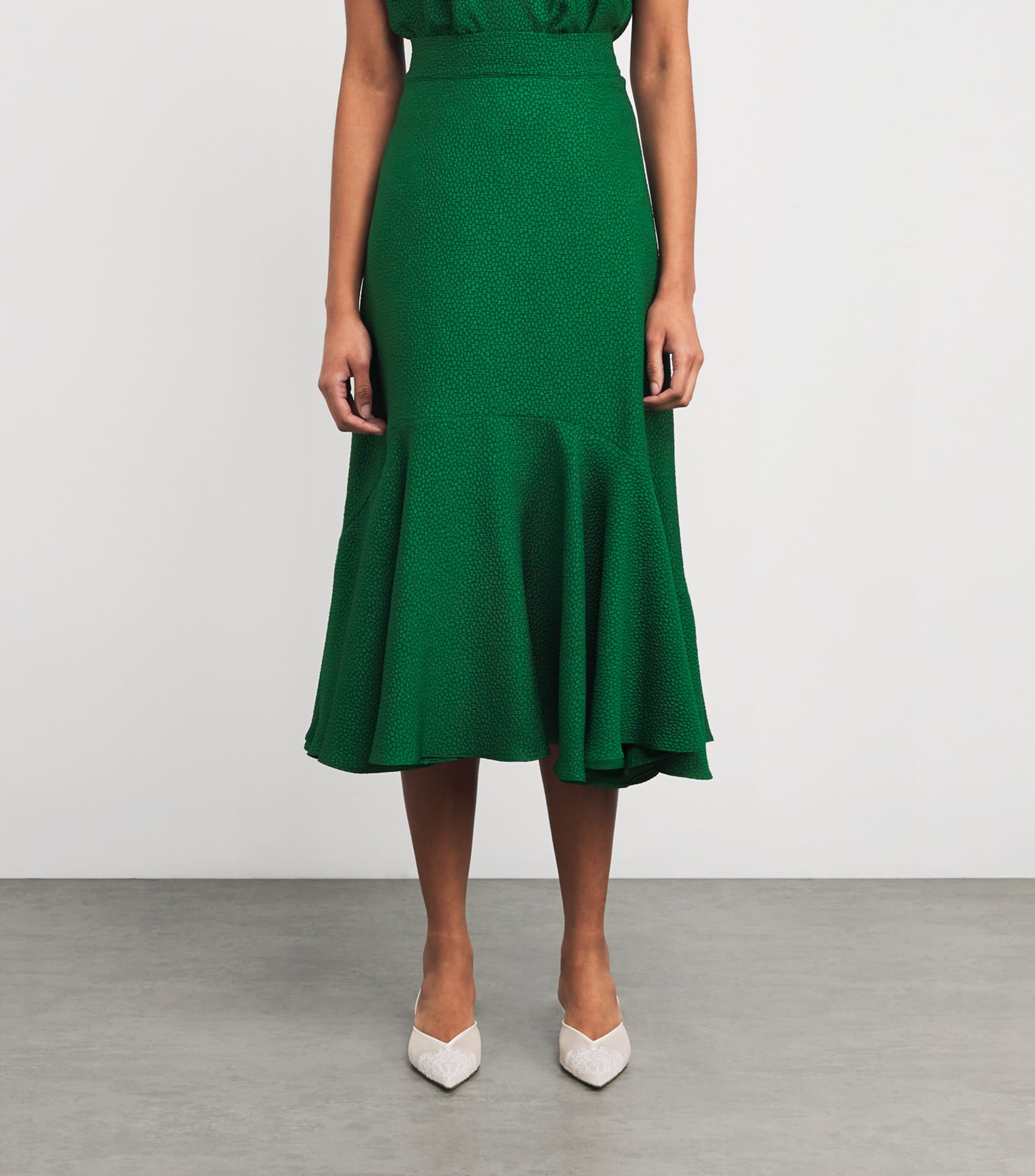 Bubble Jacquard Hannah Midi Skirt BOT Image 3