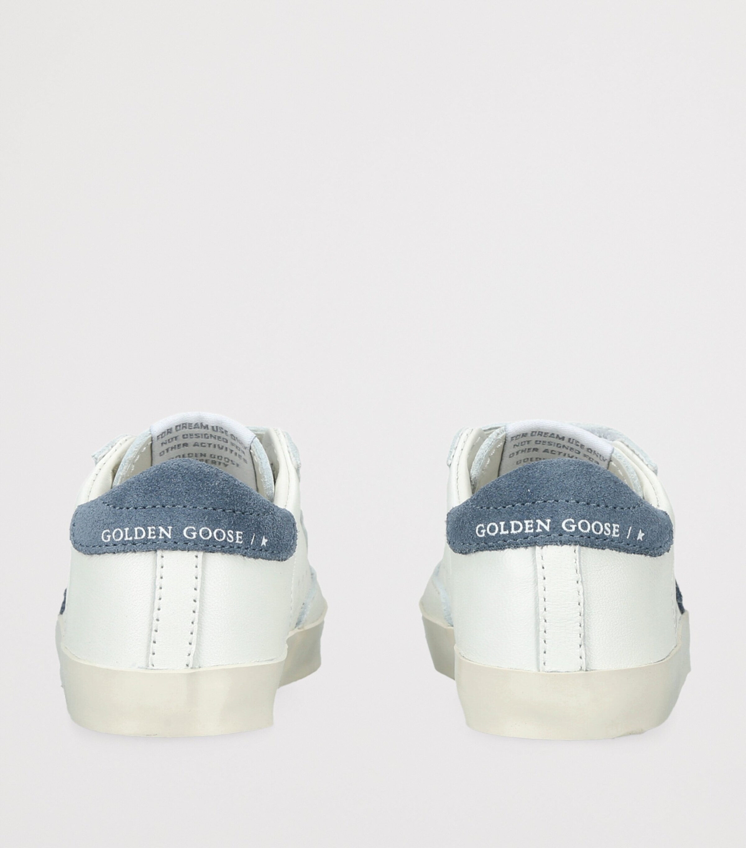 Golden Goose Leather Baby School Sneakers White/oth Image 4