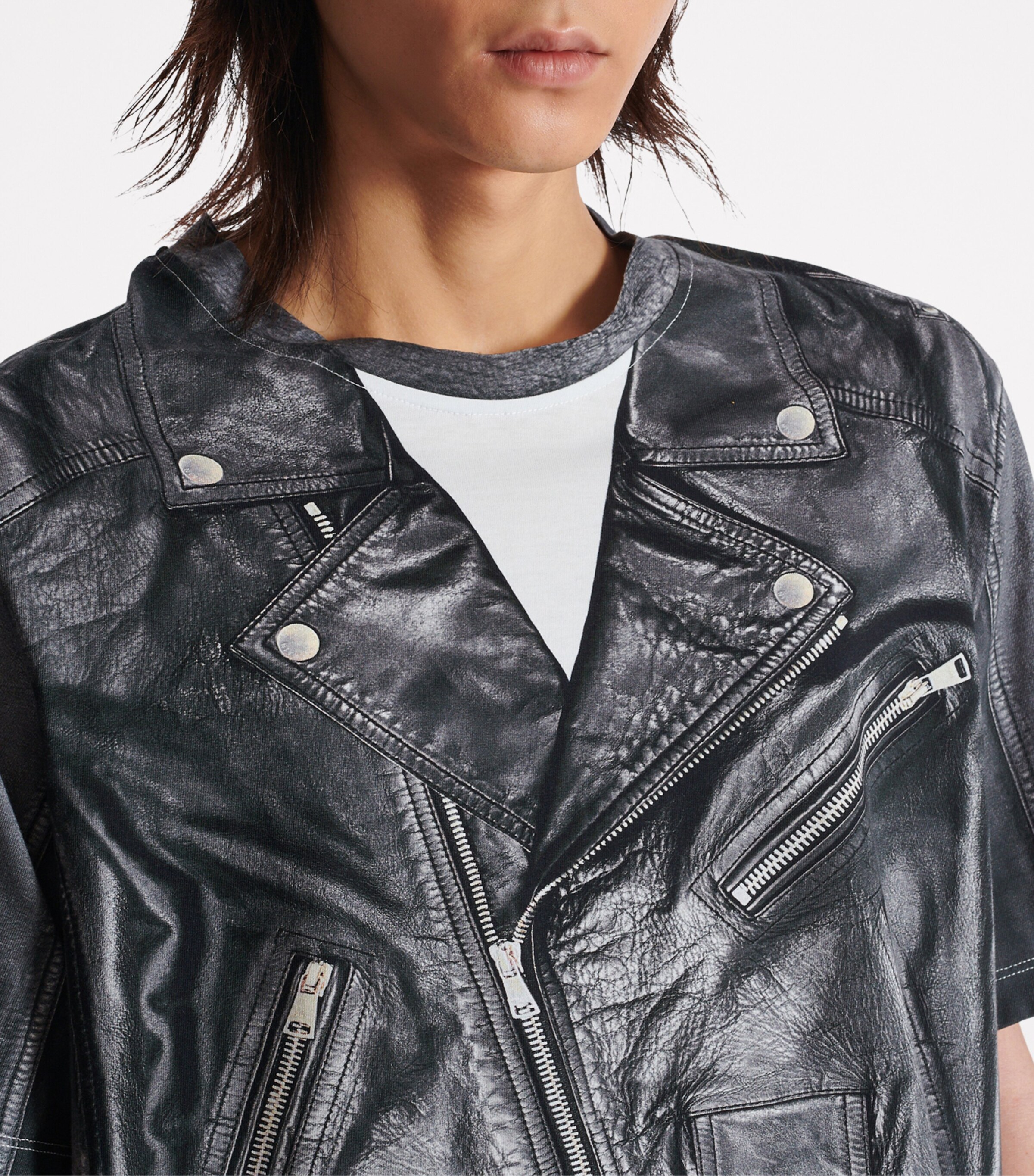Balmain Cotton Jacket Print T-Shirt | Harrods US