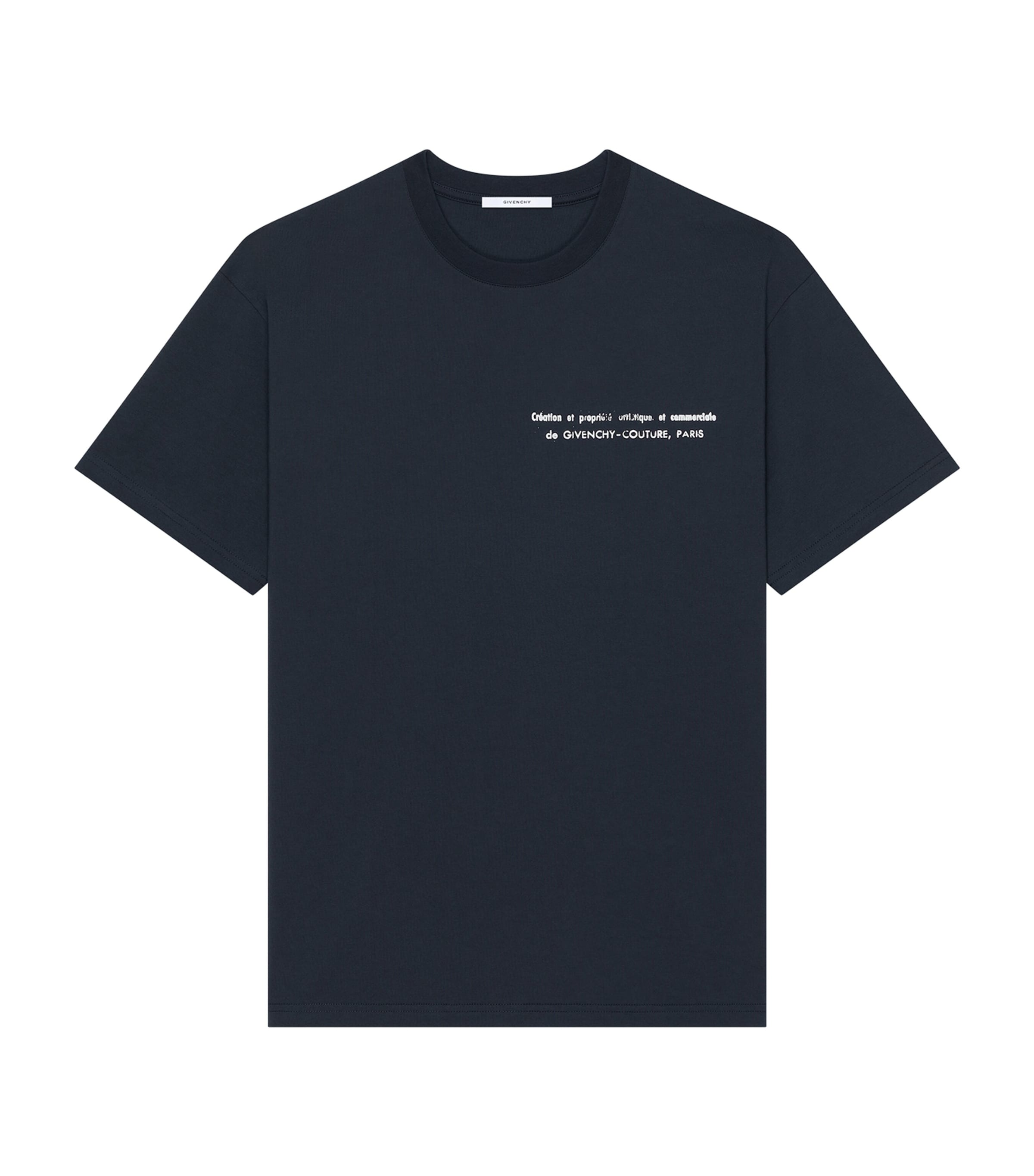 Givenchy Mens Cotton Logo T-Shirt Image 1