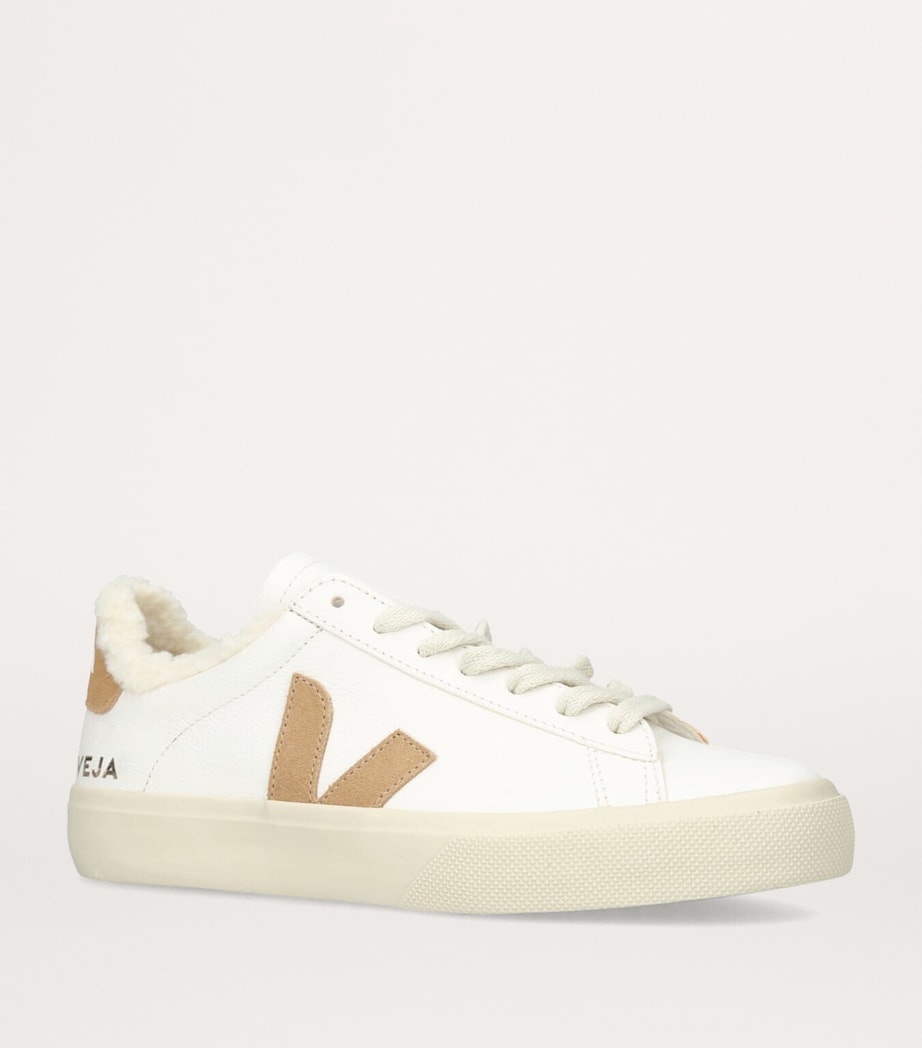 Leather Campo Winter Low-Top Sneakers BEIGE COMB Image 3
