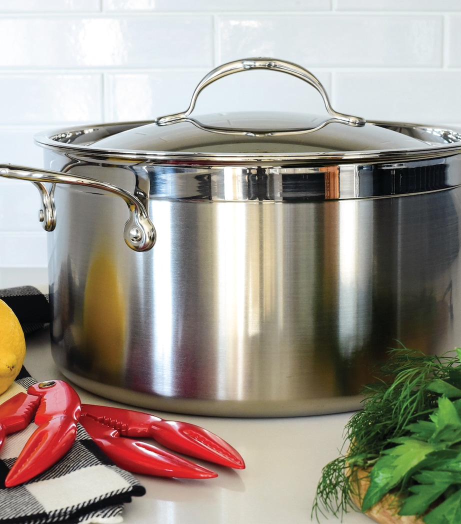 ProBond Stockpot with Lid (26cm) STAINLESS STEEL Image 4