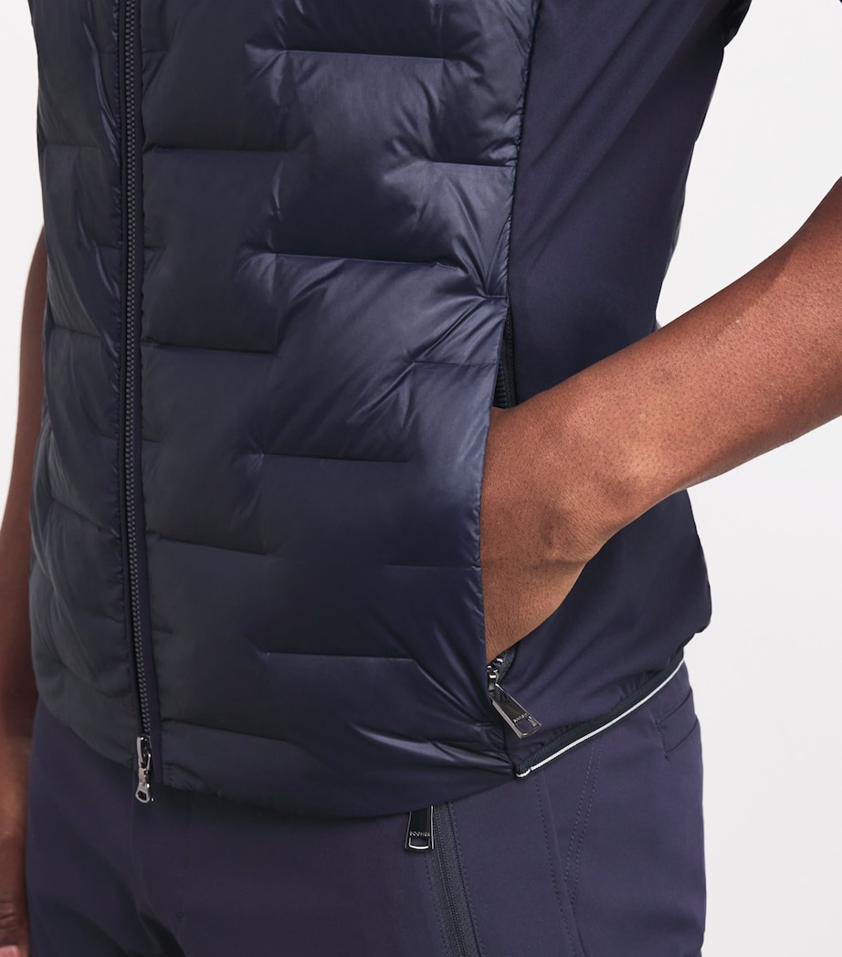 Bogner Mens Down Quilted Dallin Gilet Navy Image 6