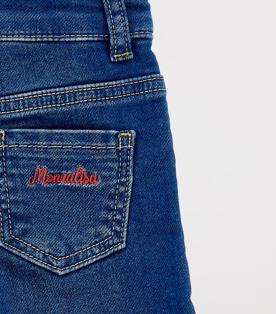 x Disney Ruffled Minnie Jeans (4-10 Years) BLU STONE DENIM Image 4