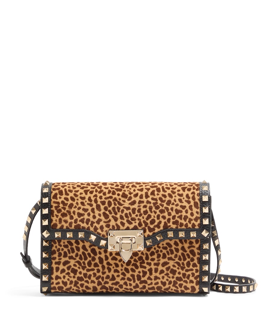 Small Leather Rockstud Shoulder Bag C2J Image 1