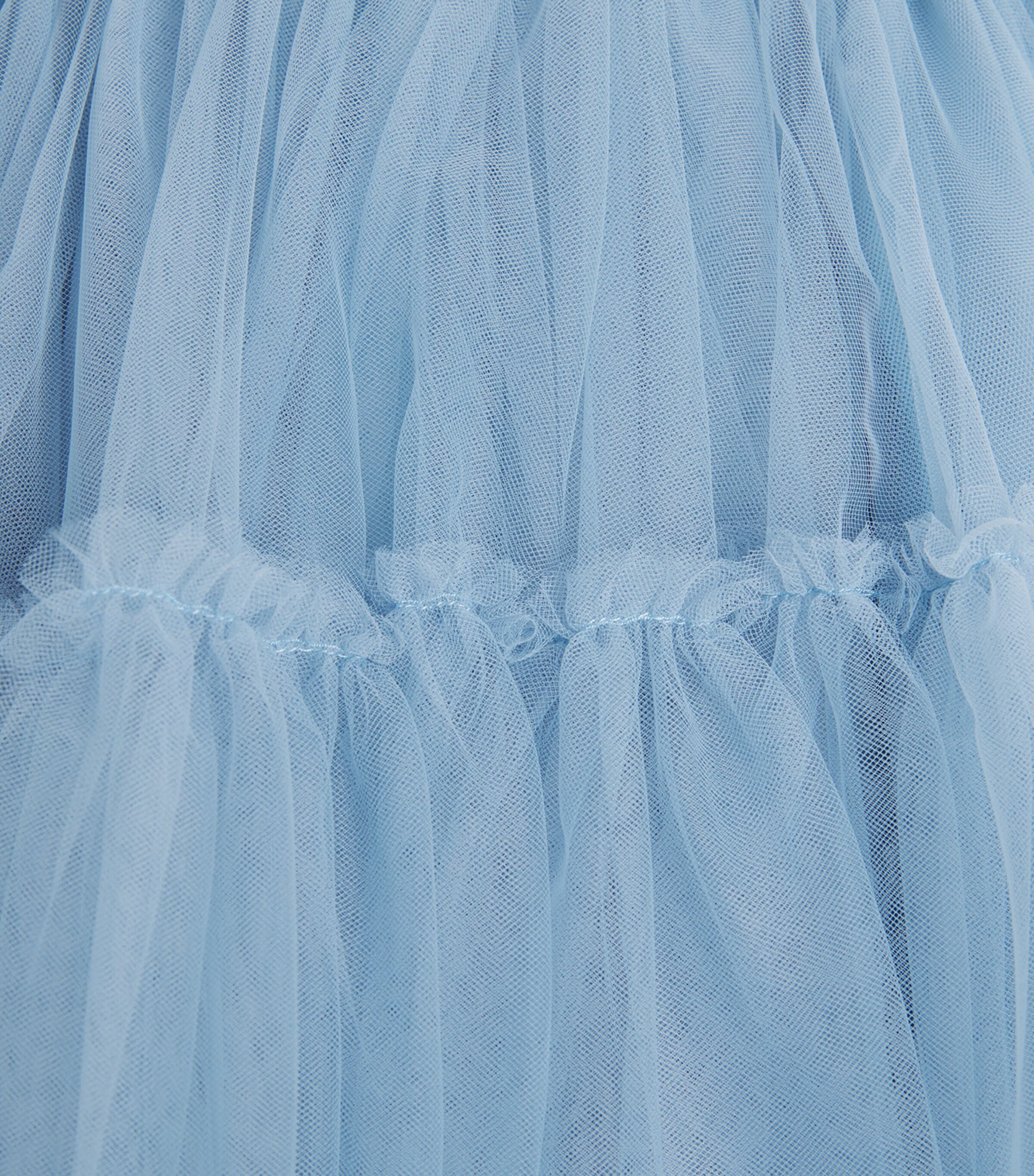 Monnalisa Tulle Logo Skirt (2-10 Years) Fiordaliso Image 3