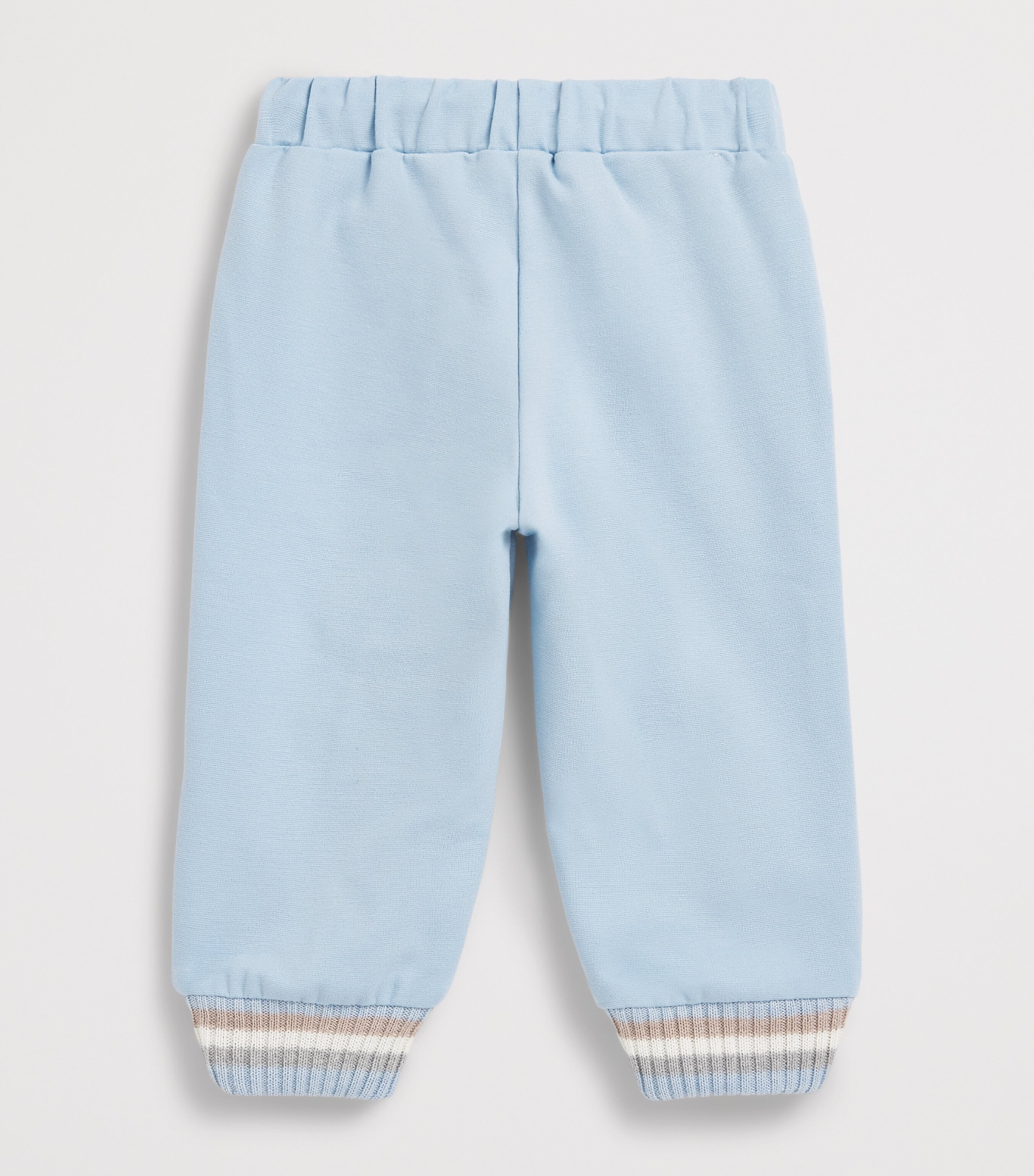 Bimbalo Knitted Drawstring Sweatpants (1 Month-4 Years) Pale Blue Image 2
