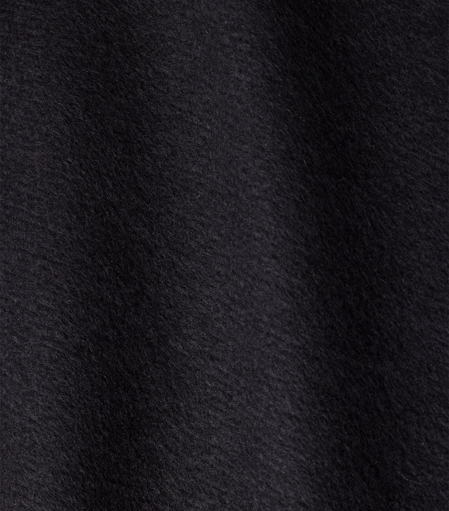 Silk-Cashmere Logo Scarf F0632 Image 2