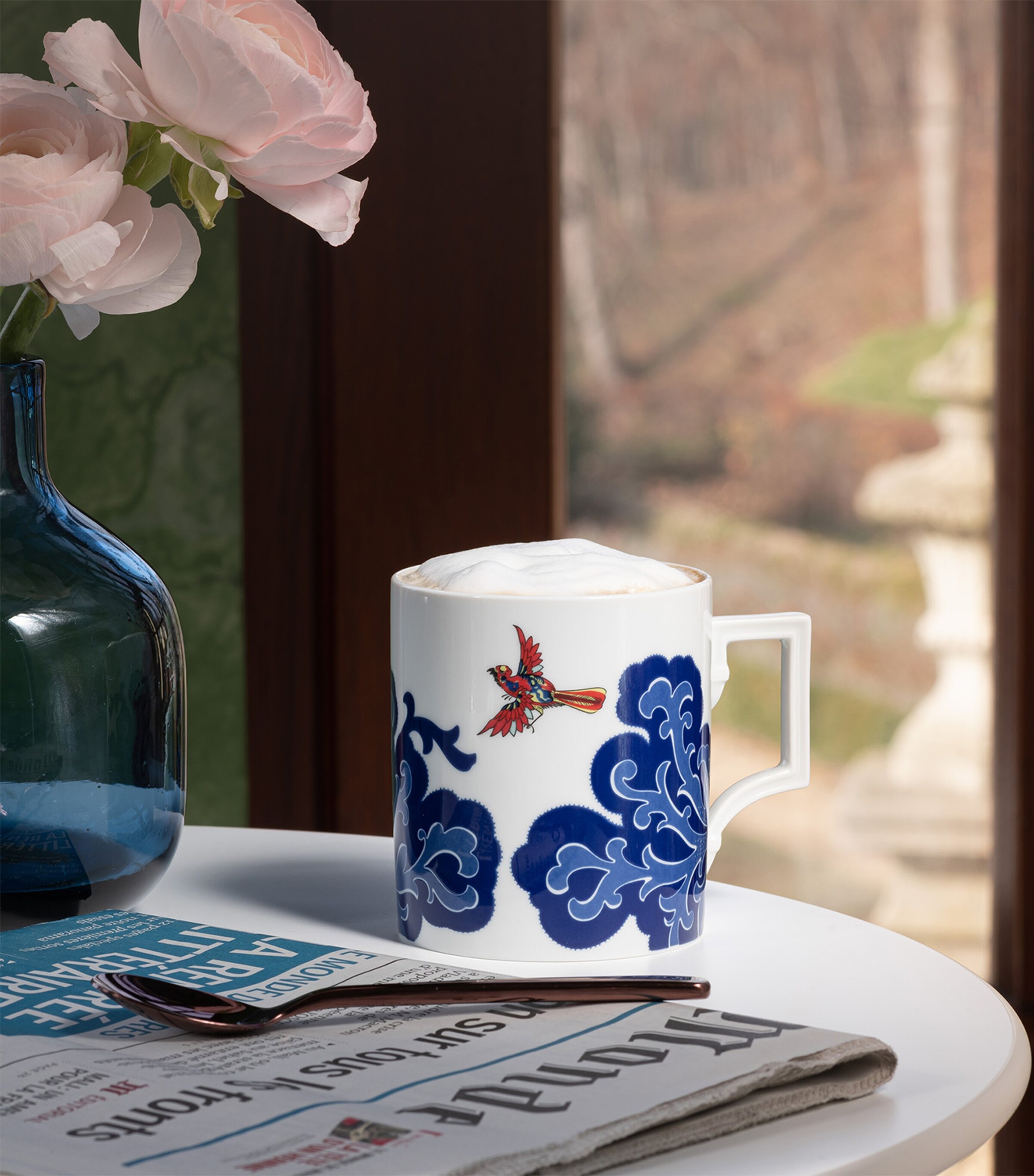 Meissen Porcelain Indian Bird Mug Image 5
