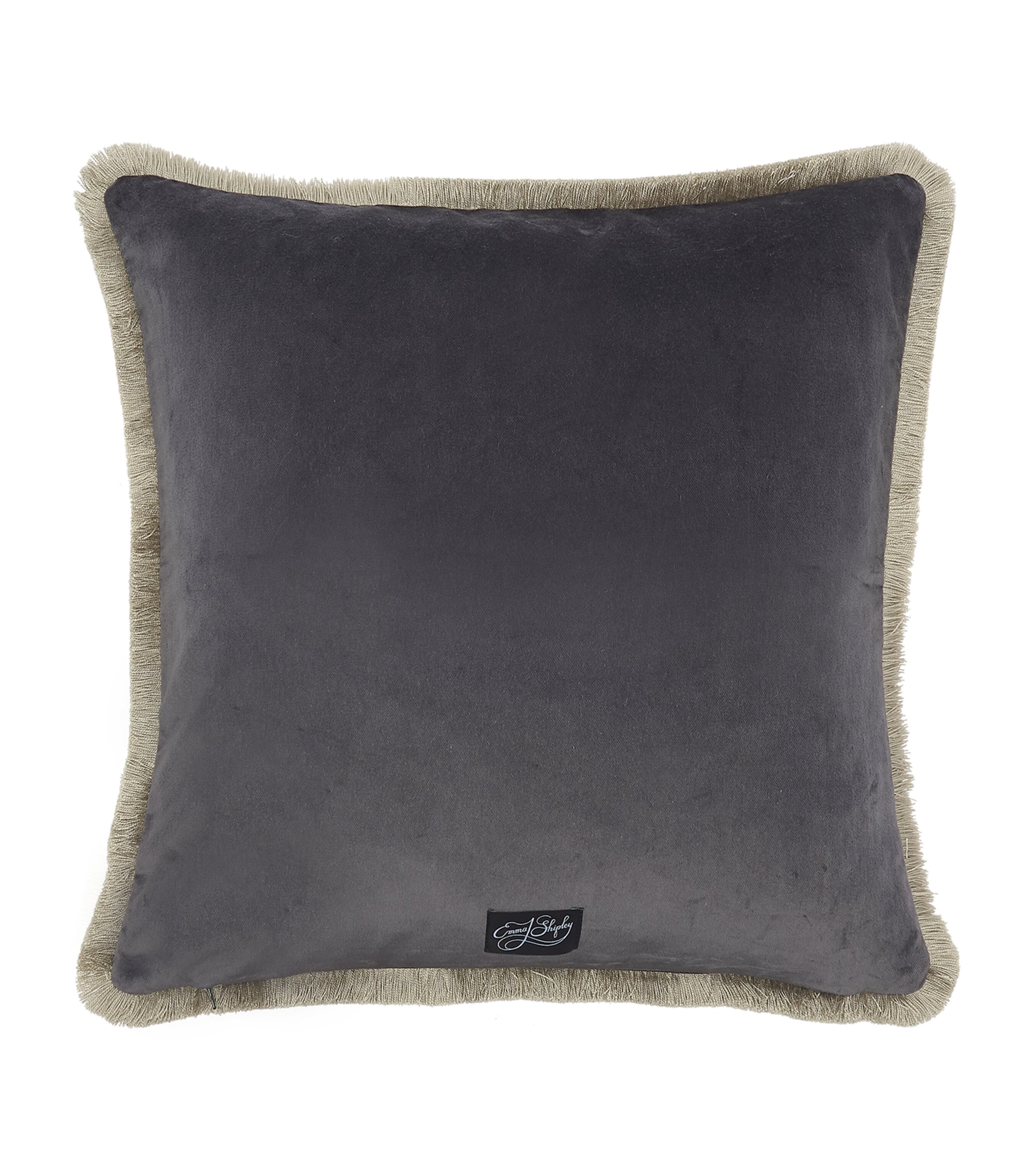 Emma J Shipley Velvet Lynx Cushion (46cm x 46cm) Gold Image 3