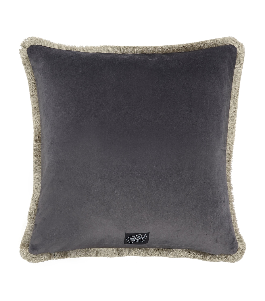 Velvet Lynx Cushion (46cm x 46cm) GOLD Image 3