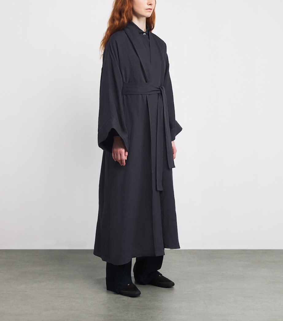 Linen Kimono CARBONE Image 3