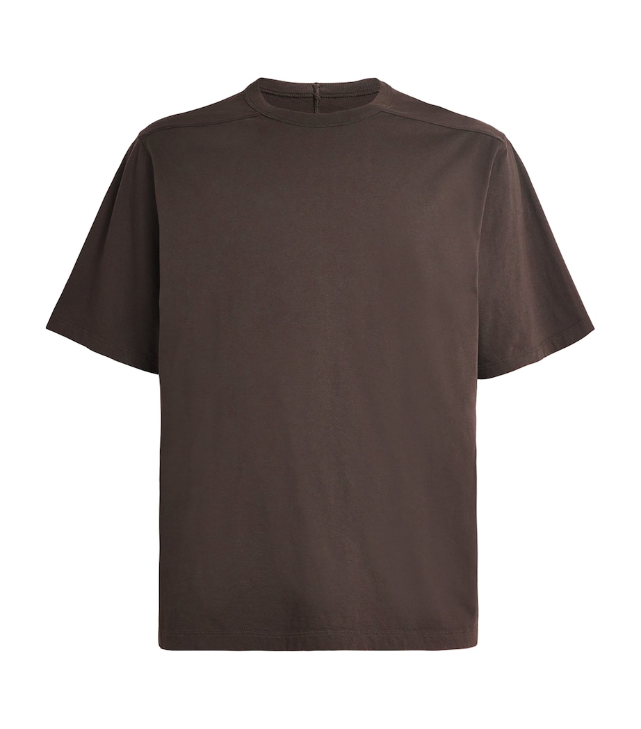 Rick Owens Mens Cotton Brad T-Shirt Drkdust Image 1
