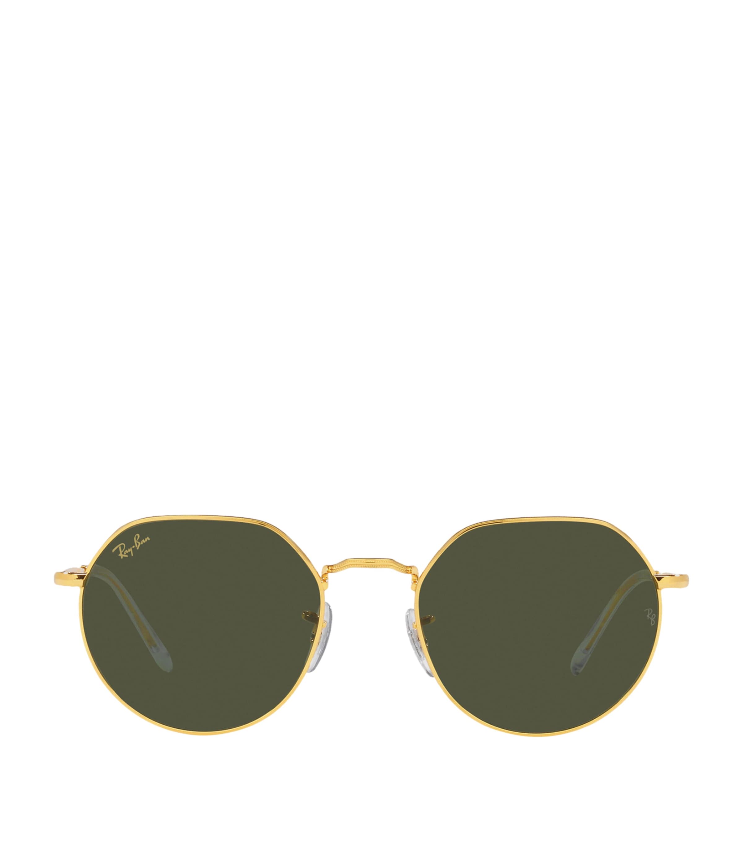Ray Ban Jack Sunglasses In Gold