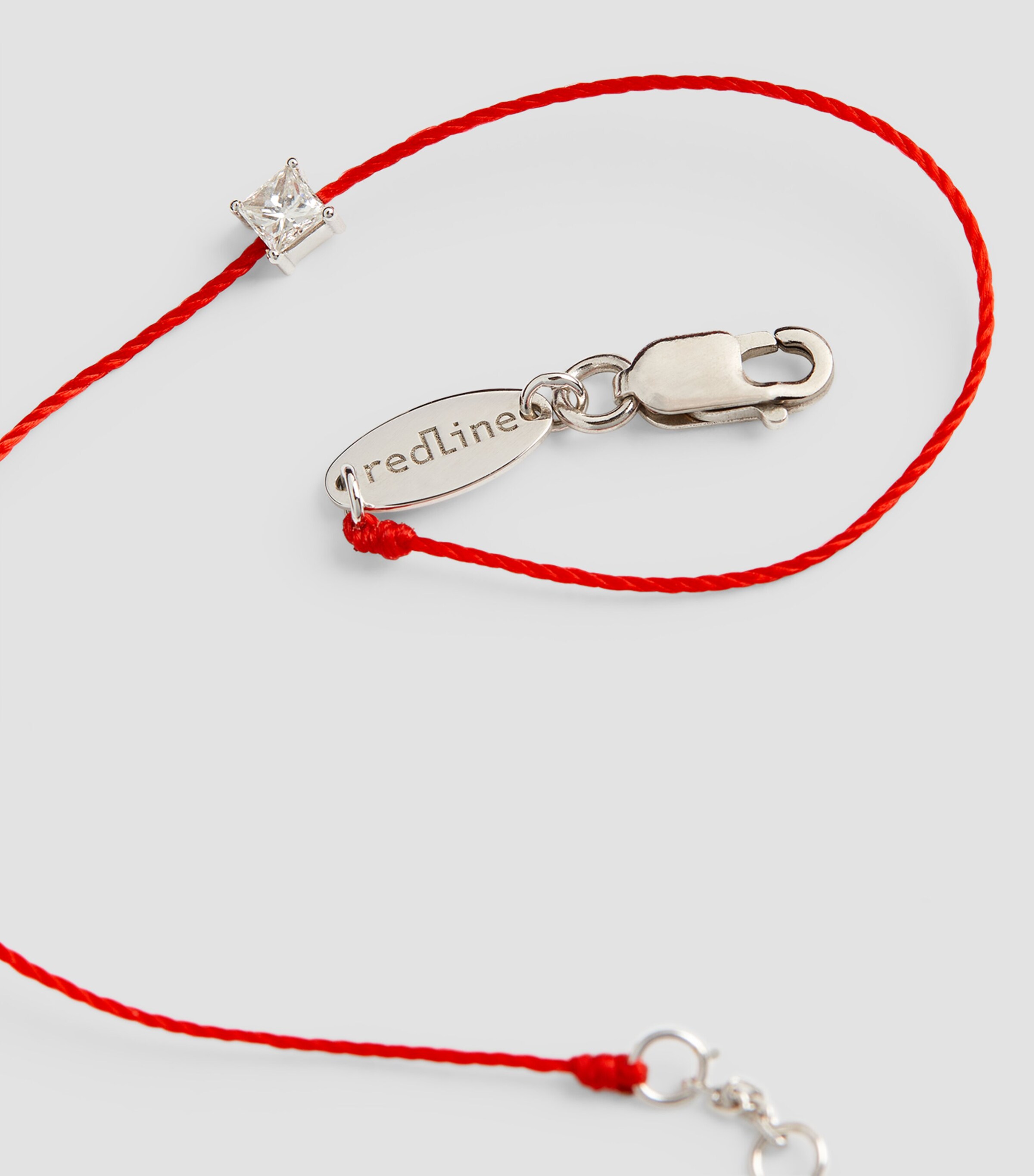 Redline White Gold and Diamond Princesse Bracelet Red Image 7