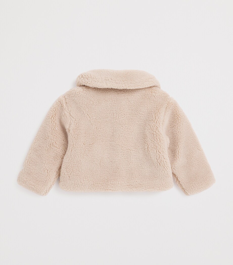 Donsje Embroidered Bell Bunnies Jacket (0-24 Months) Sand Image 2