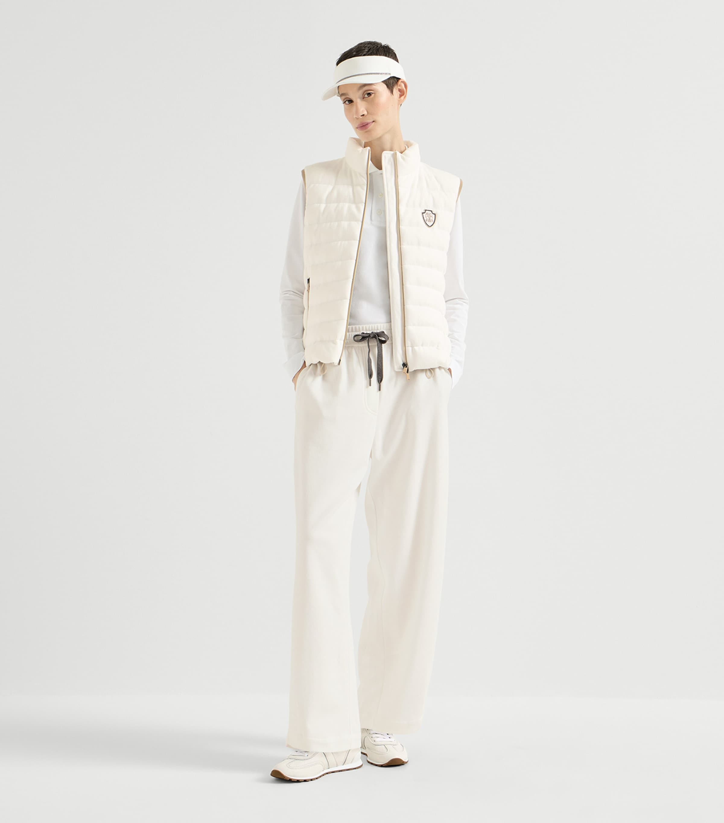 Brunello Cucinelli Leather Sneakers Butter Image 2