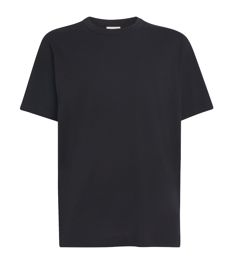 Cotton T-Shirt BLACK Image 1
