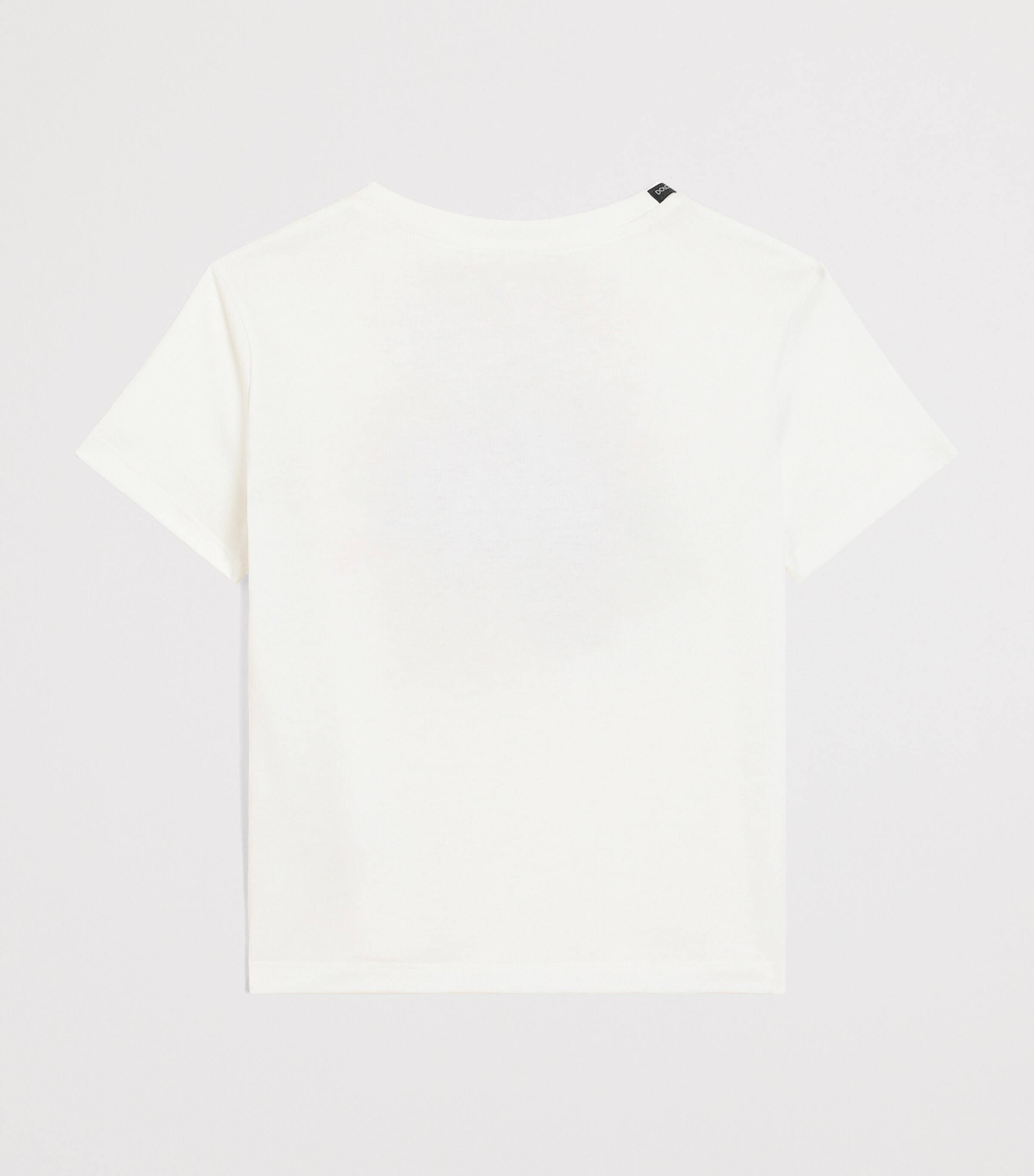 Dolce&Gabbana Kids Cotton Floral T-Shirt (8-12+ Years) White Image 2