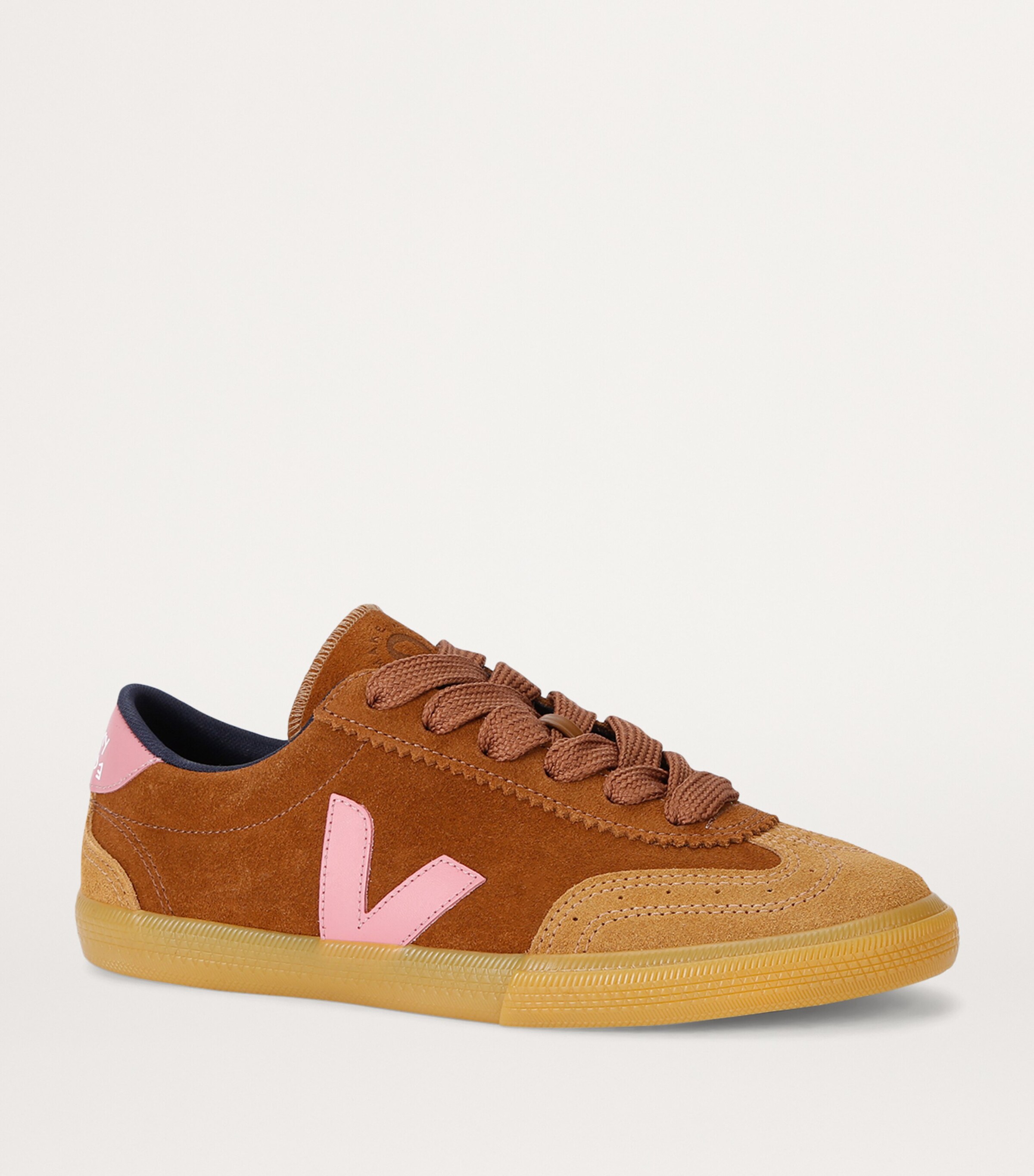 Suede Volley Sneakers BROWN/OTH Image 3