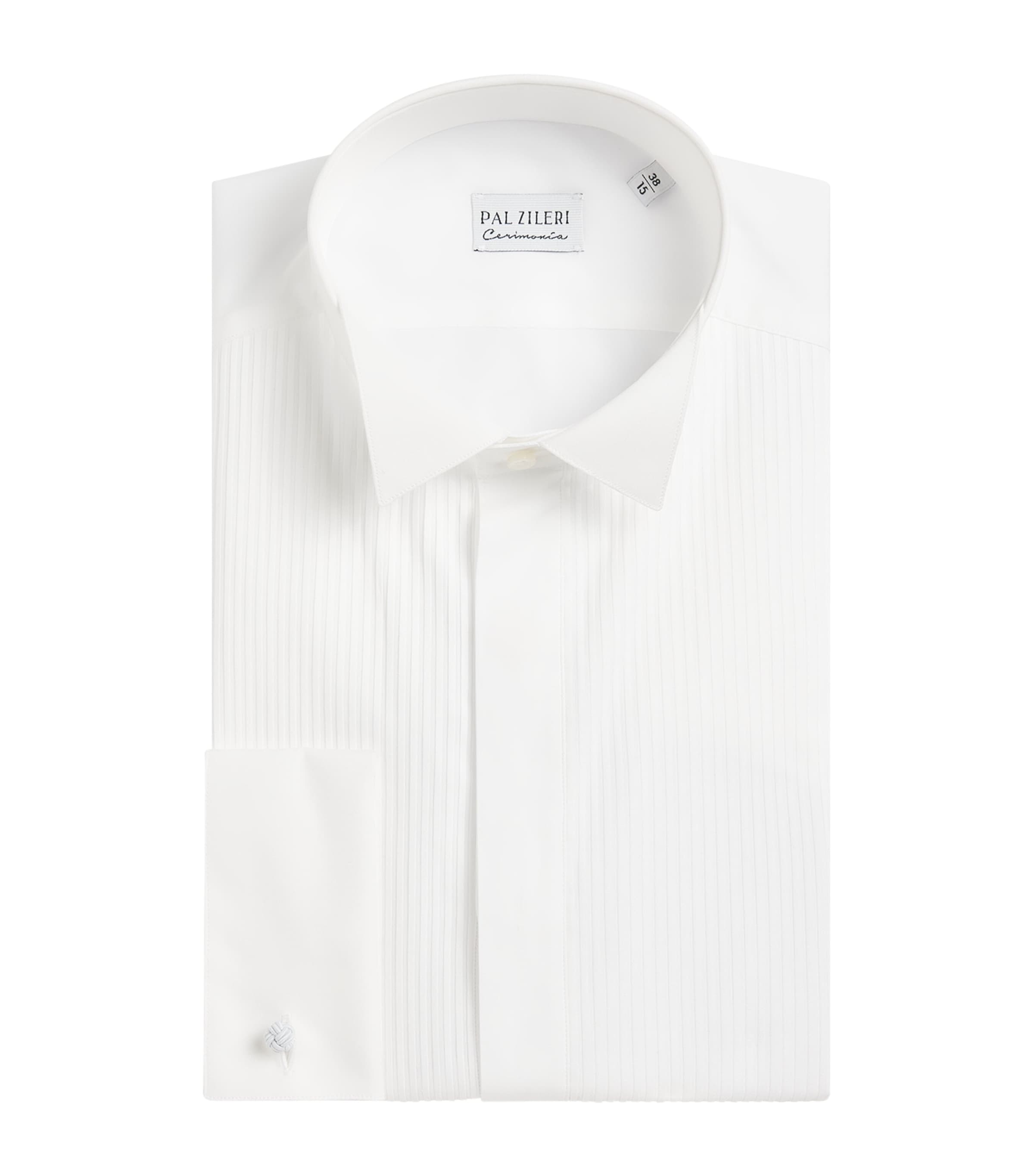 Cotton Hidden-Button Shirt 80 WHITE Image 1