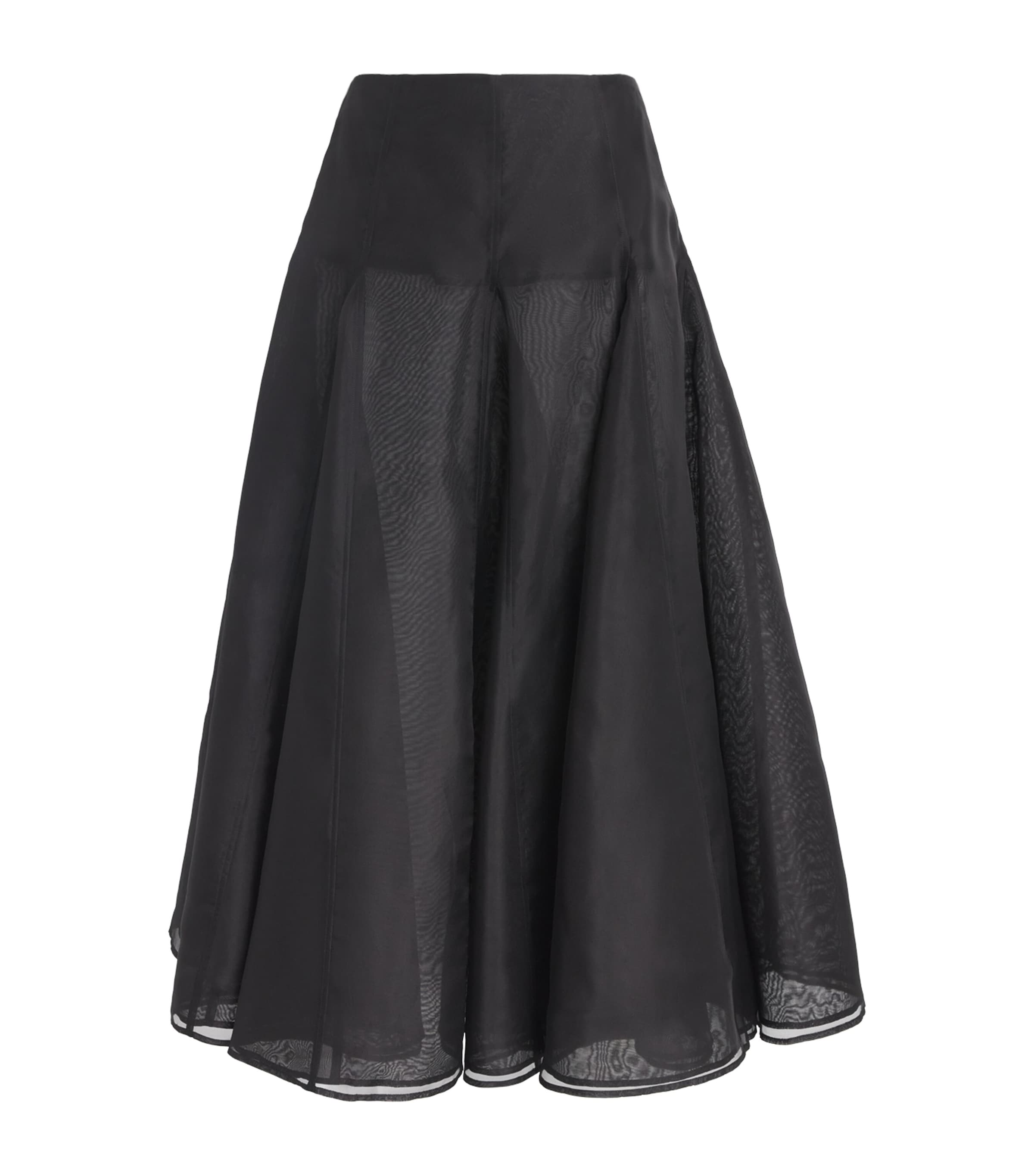 Herskind Womens Greta Silk Skirt Black Image 1