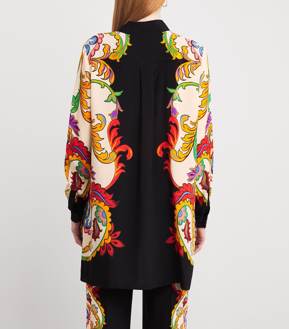 Silk Printed Shirt X0807 Image 4