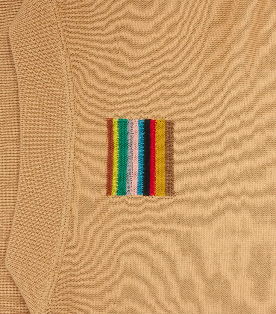 Paul Smith Mens Cotton Knitted T-Shirt Image 6