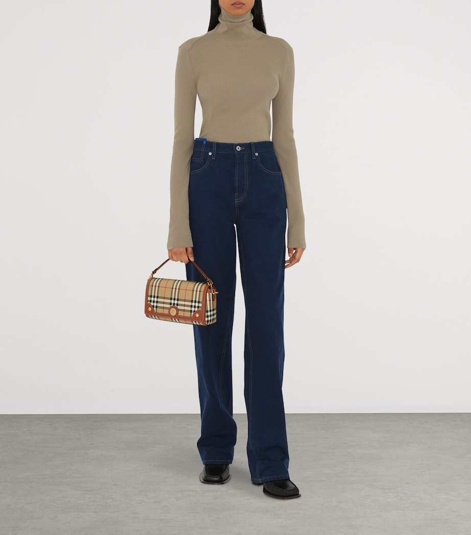 Check Top-Handle Bag BRIAR BROWN Image 4