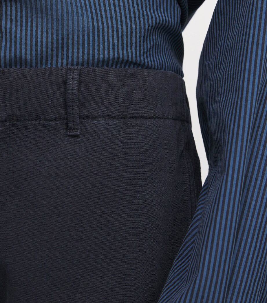 Cotton-Linen Carpenter Chinos LINEN DARK NAVY Image 6