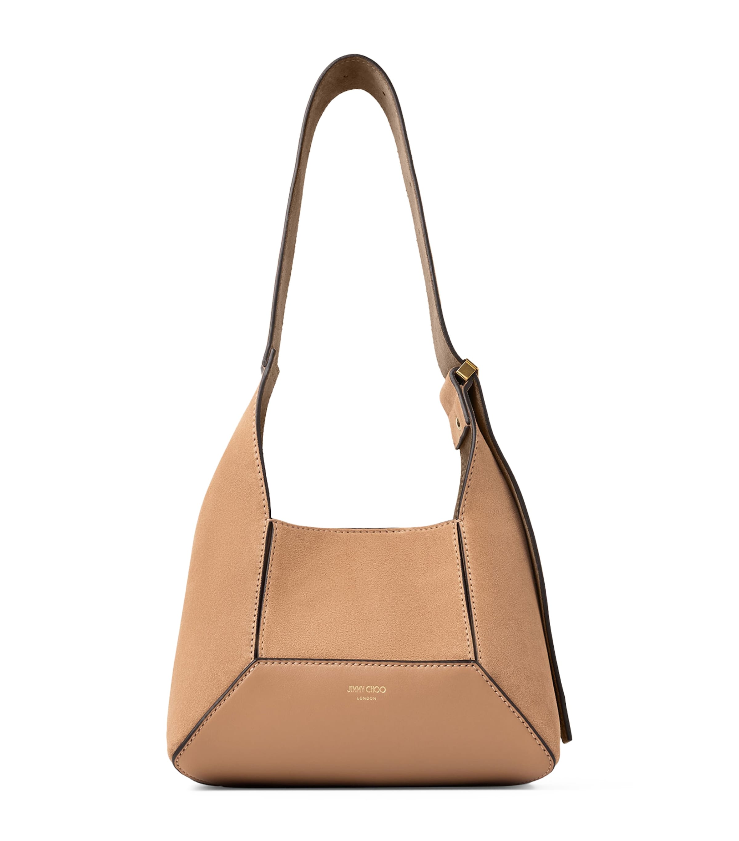 Jimmy Choo Medium Leather Diamond Hobo Shoulder Bag