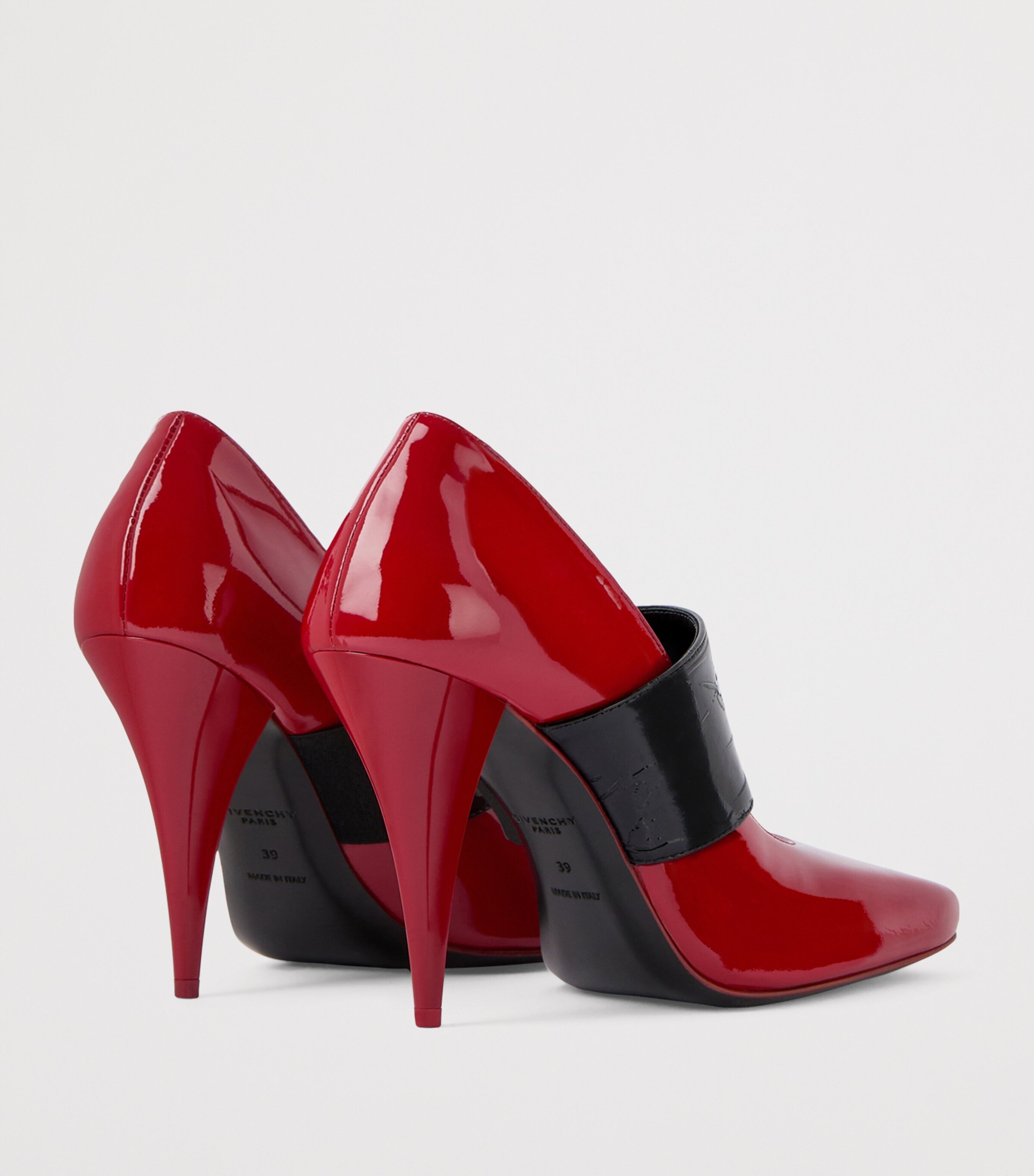 Givenchy Red Leather Ribbon Logo Pumps 95 | Harrods US